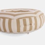 Ring Lilo Pool Float - sand/white stripe