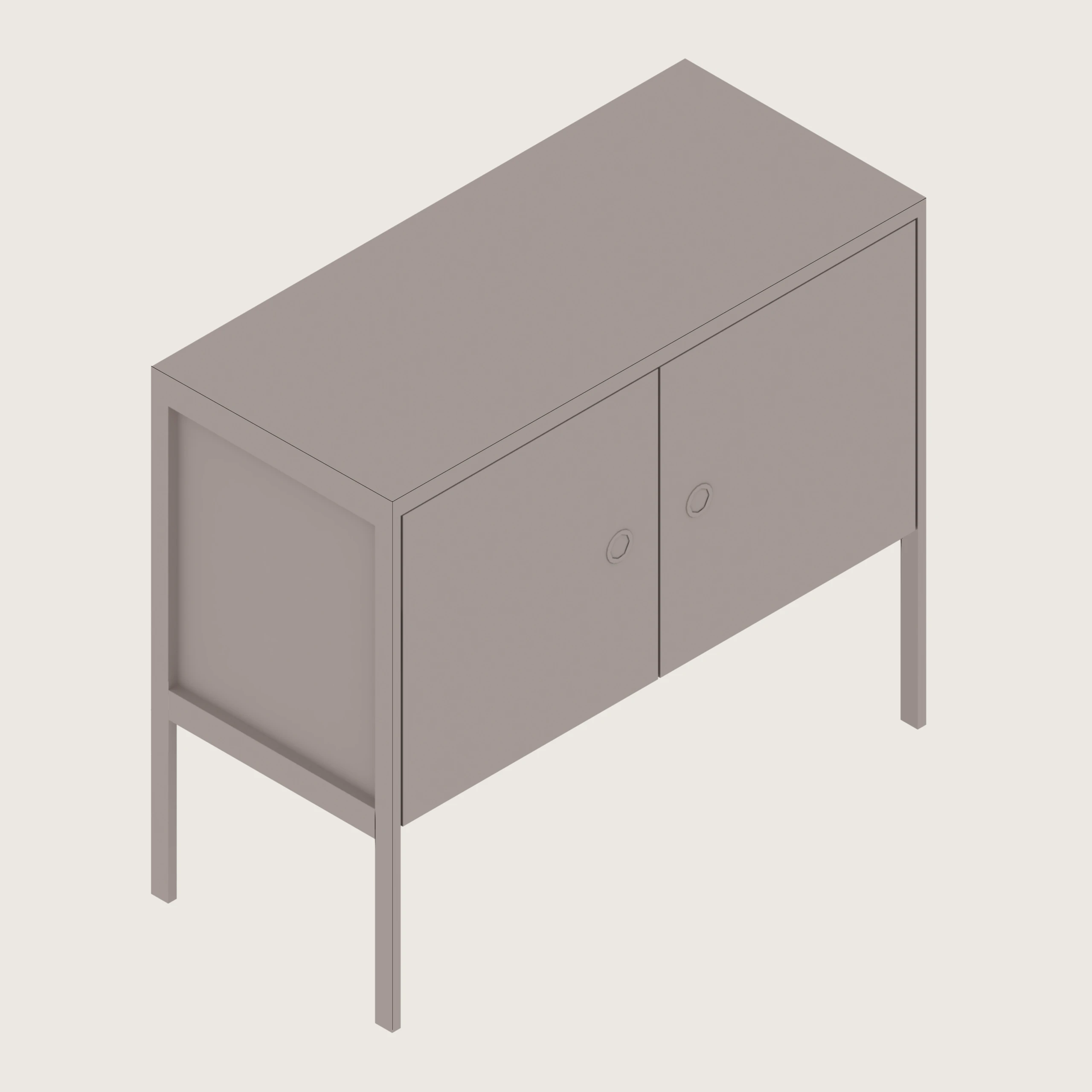 A generic rendering - H Frame Storage | 1 Unit Wide