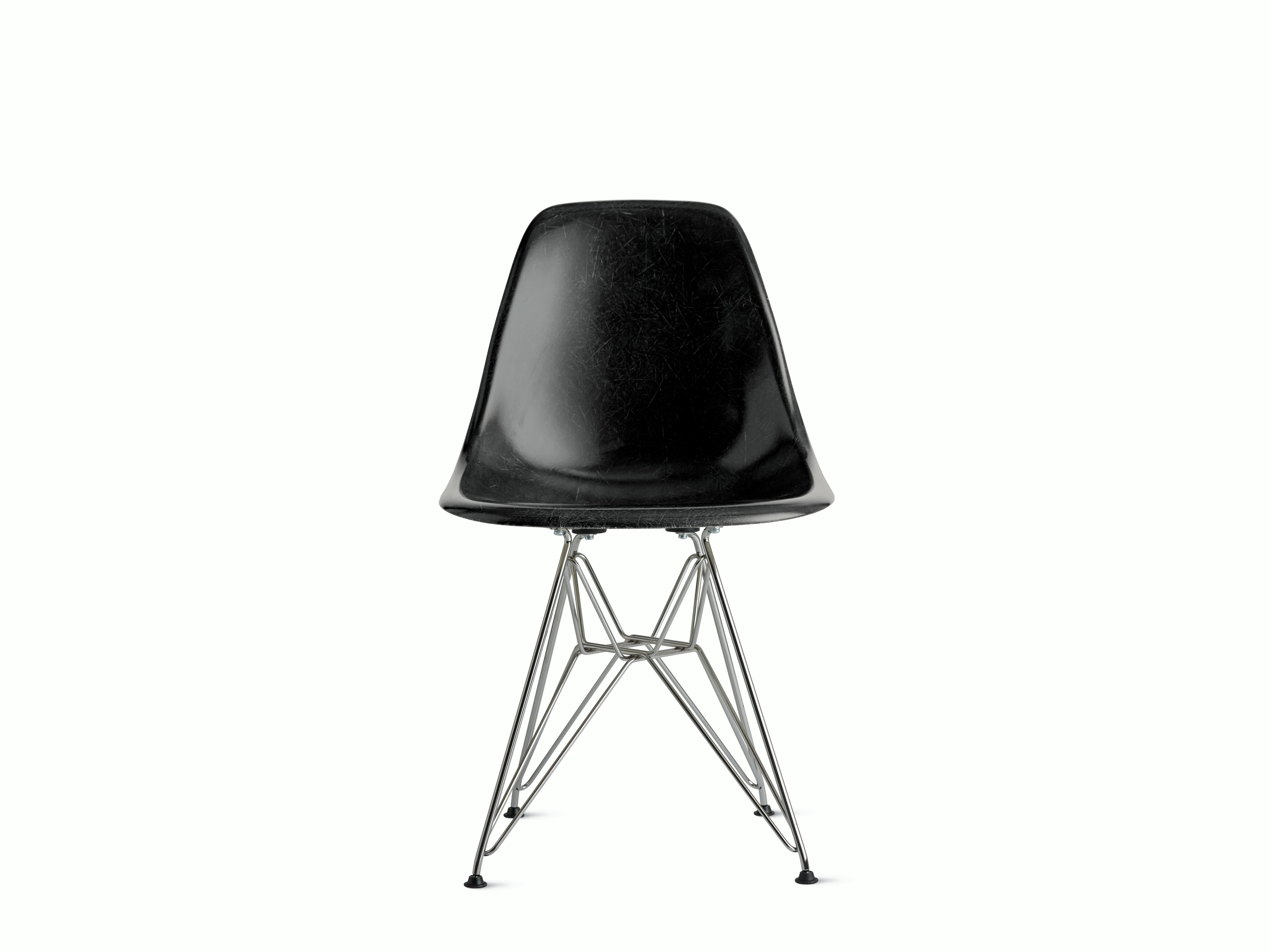 Eames Molded Fiberglass Wire-Base Side Chair (DFSR)