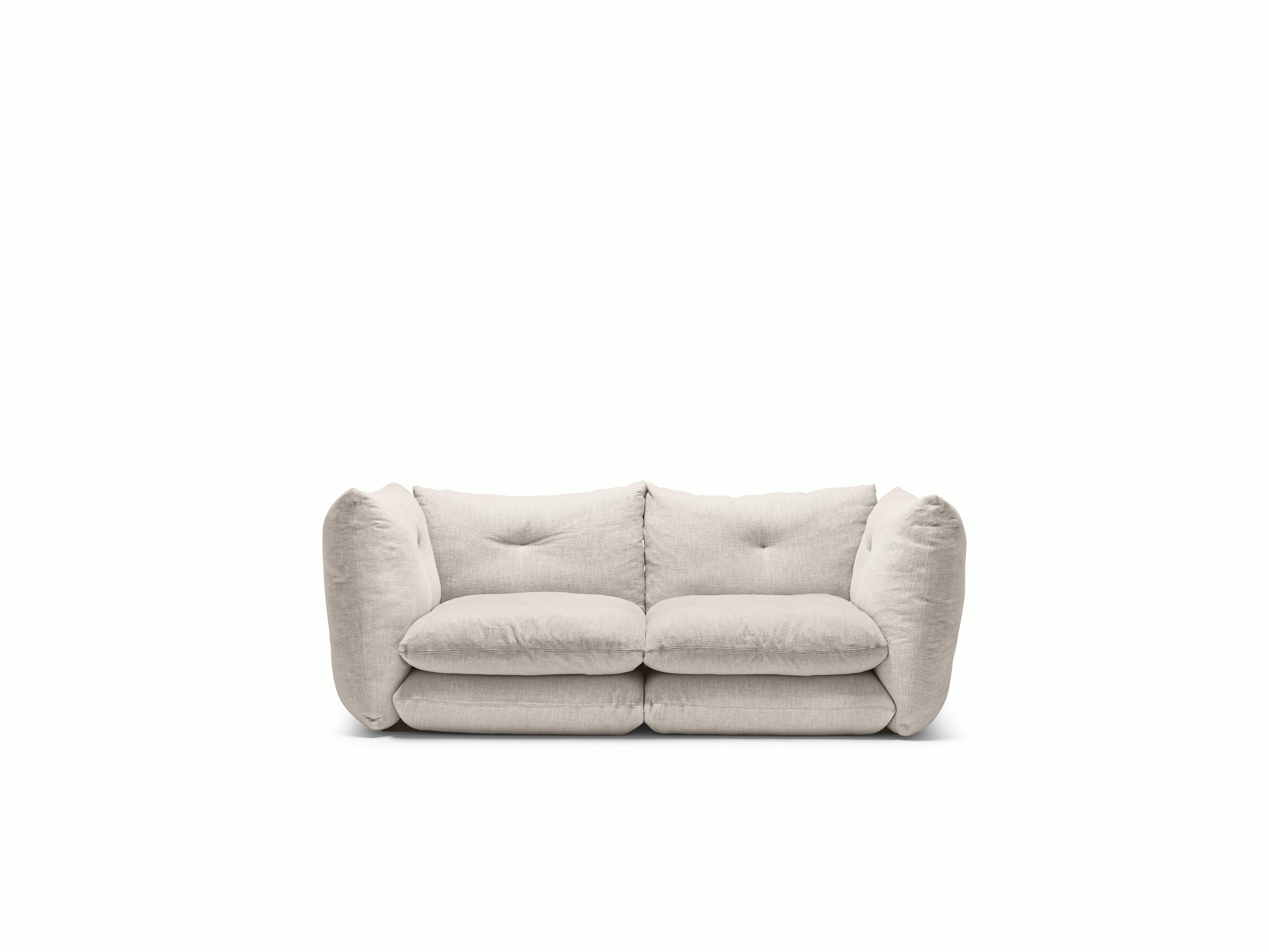 Pillo Sofa -  Two Seater,  Standard or Deep,  Haven,  Sand