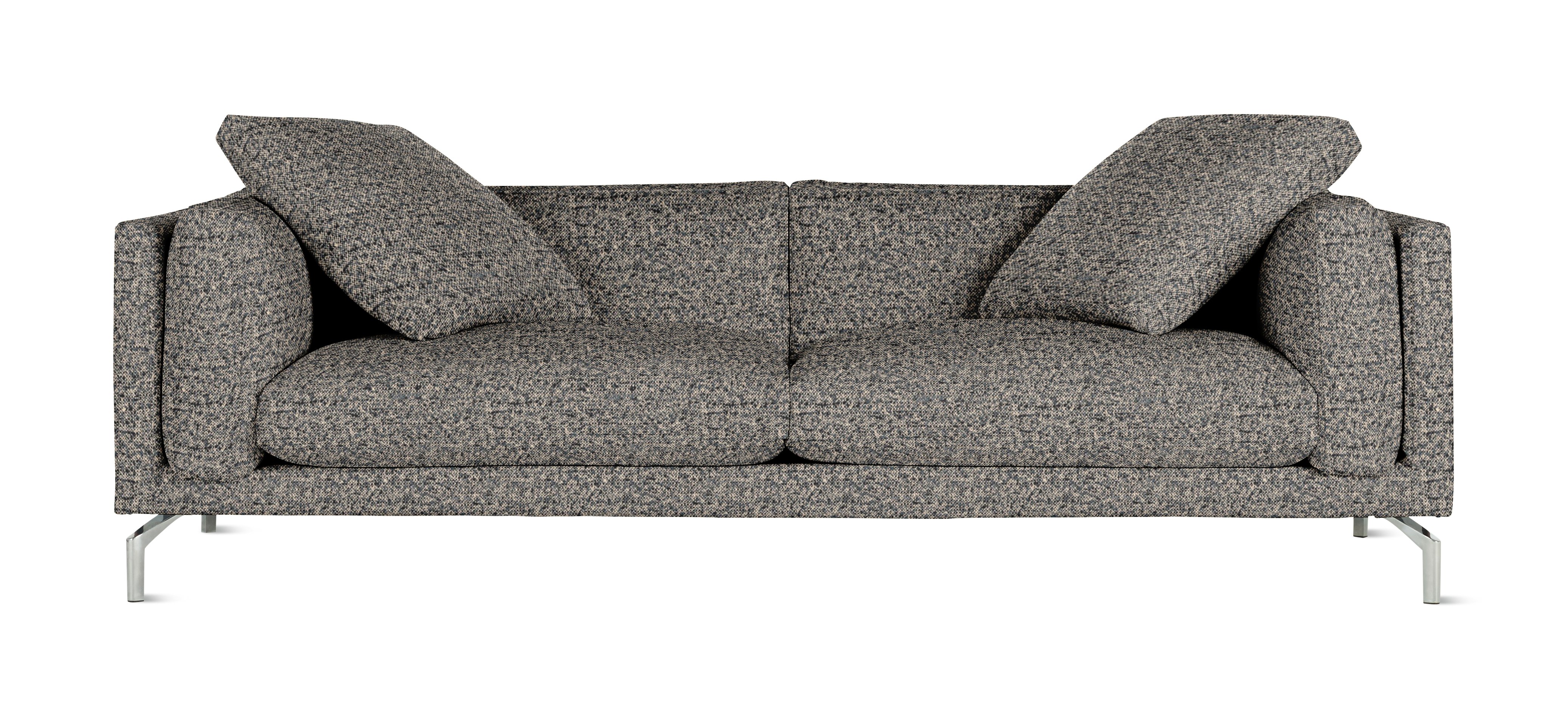A Como Sofa in Stilton viewed from the front.