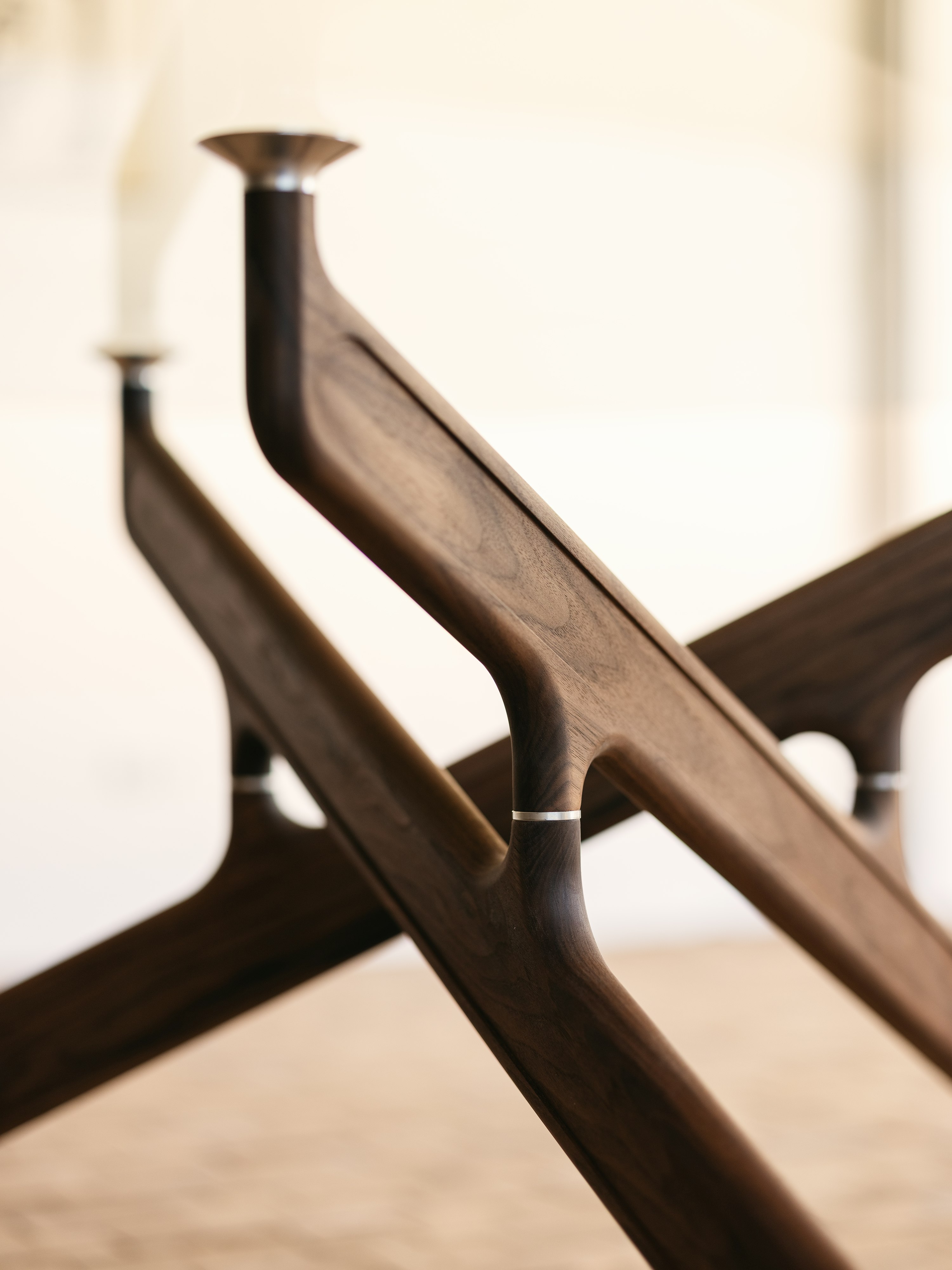 Bone Dining Table - Walnut