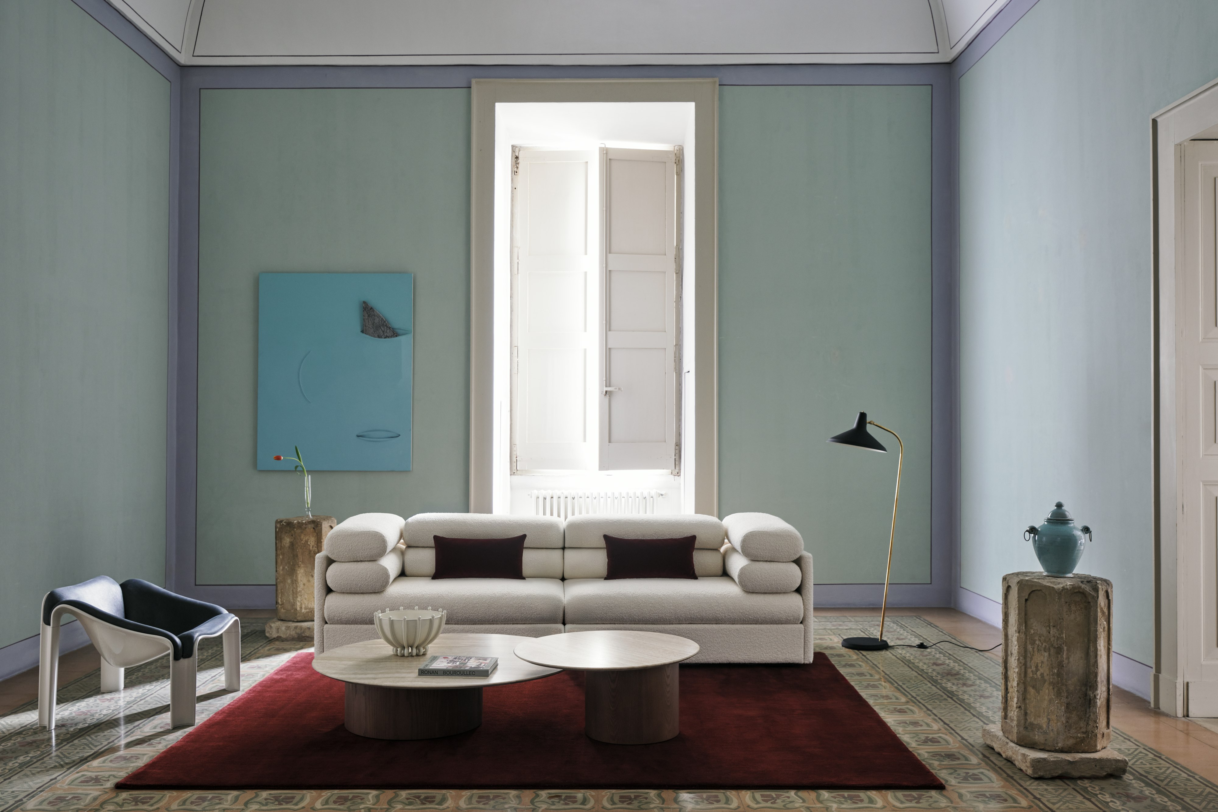 Elogio Three Seater Sofa in a living room setting