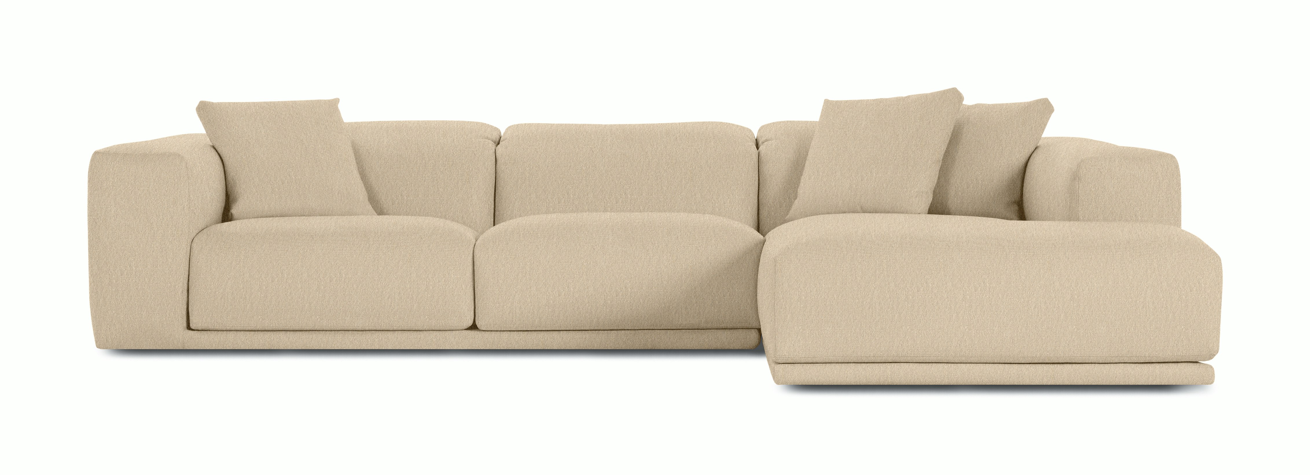 Kelston Sectional Chaise Right - Album Linen,  Straw