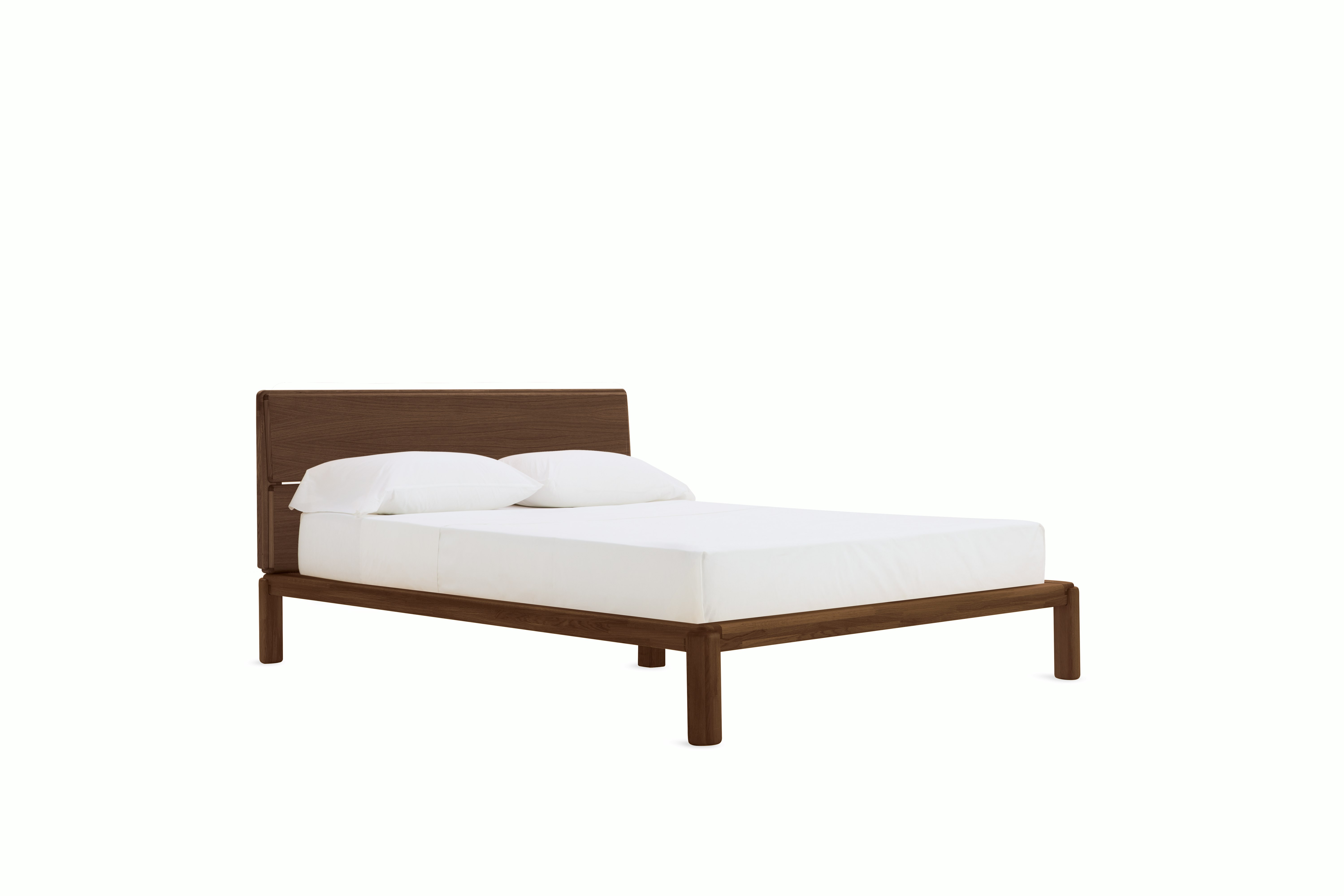 Sumu Bed,  dark-oak,  headboard,  queen