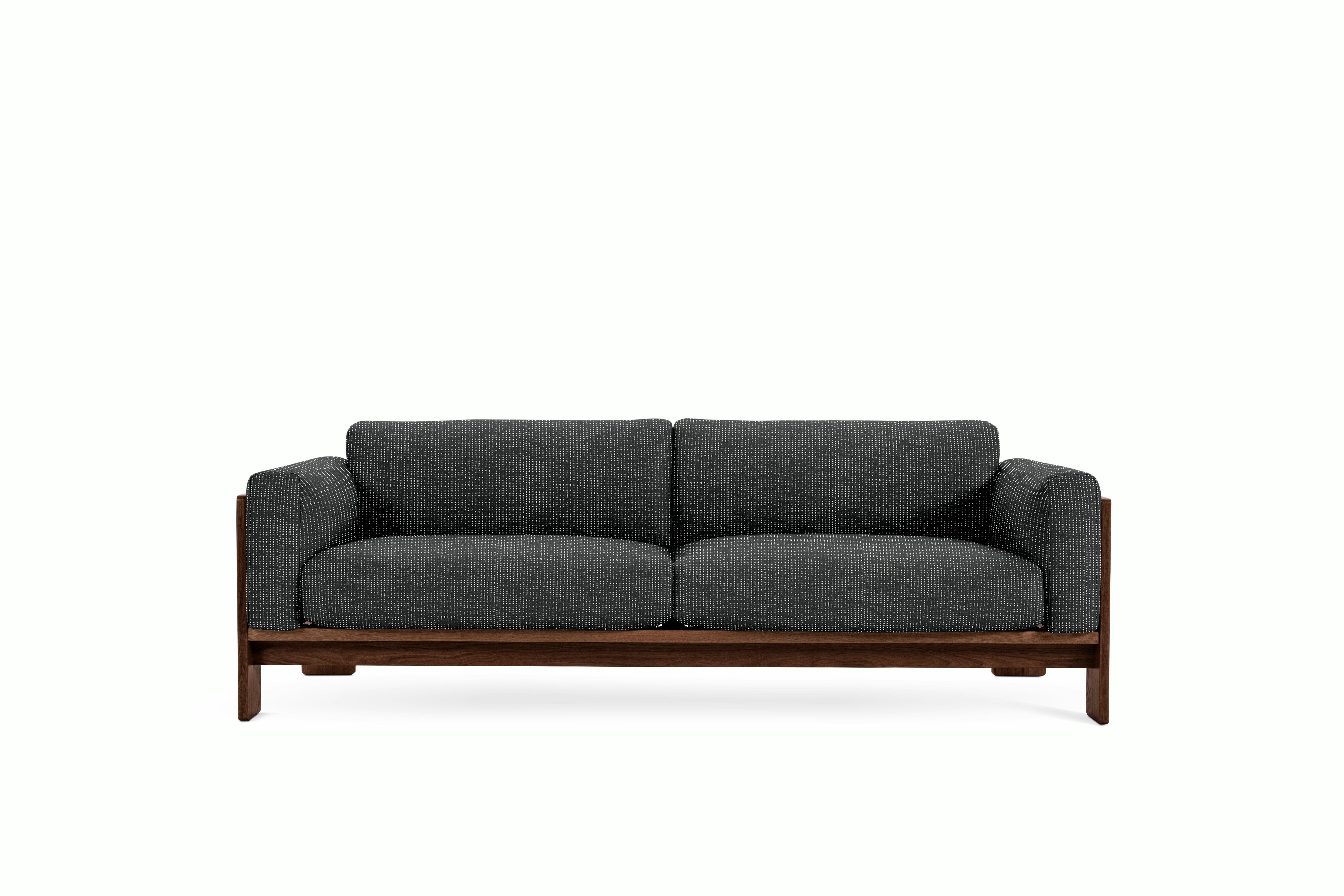Bastiano Sofa - Prestini,  Walnut / White,  Walnut