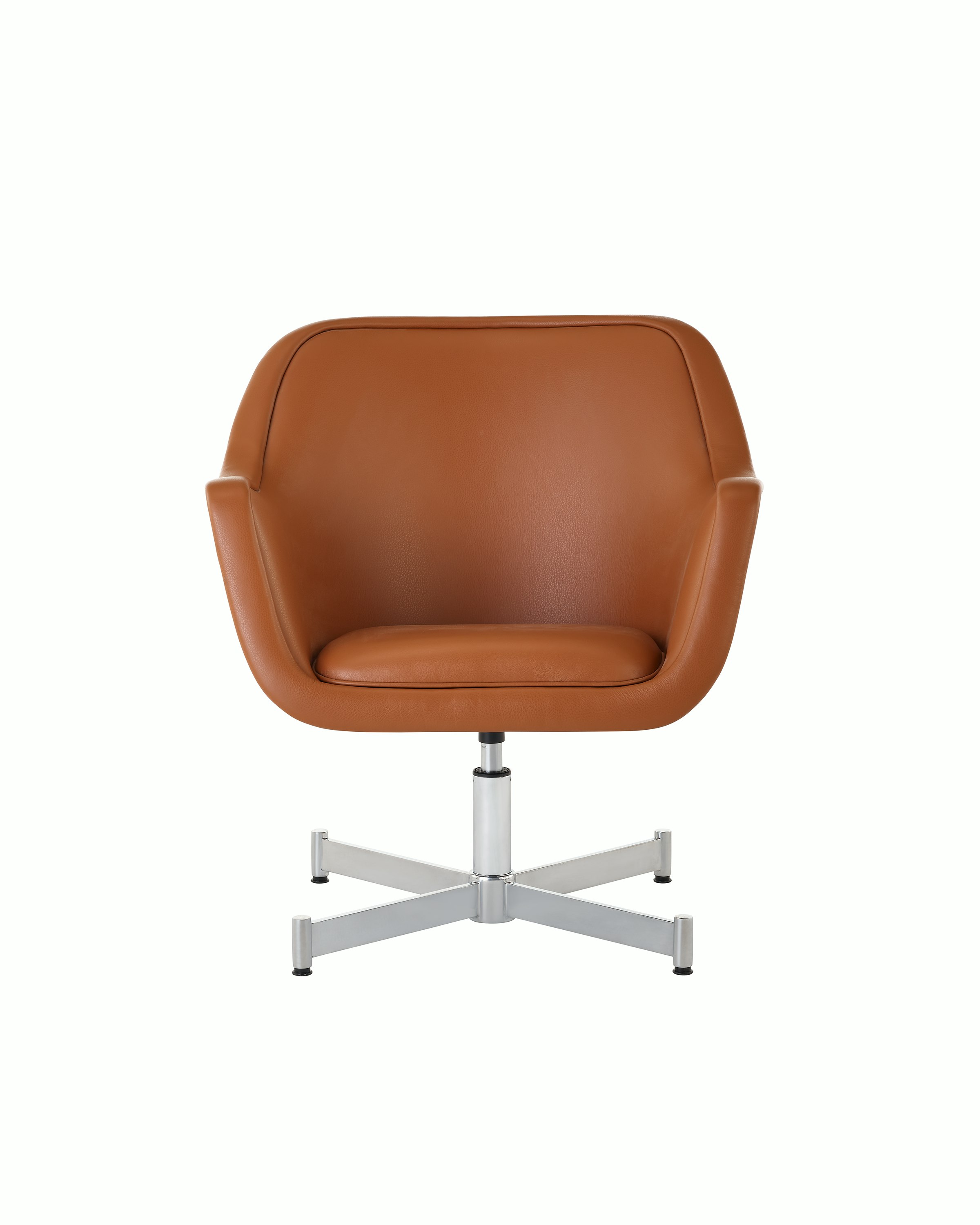 Bumper Lounge Chair with standard arms and four star base.