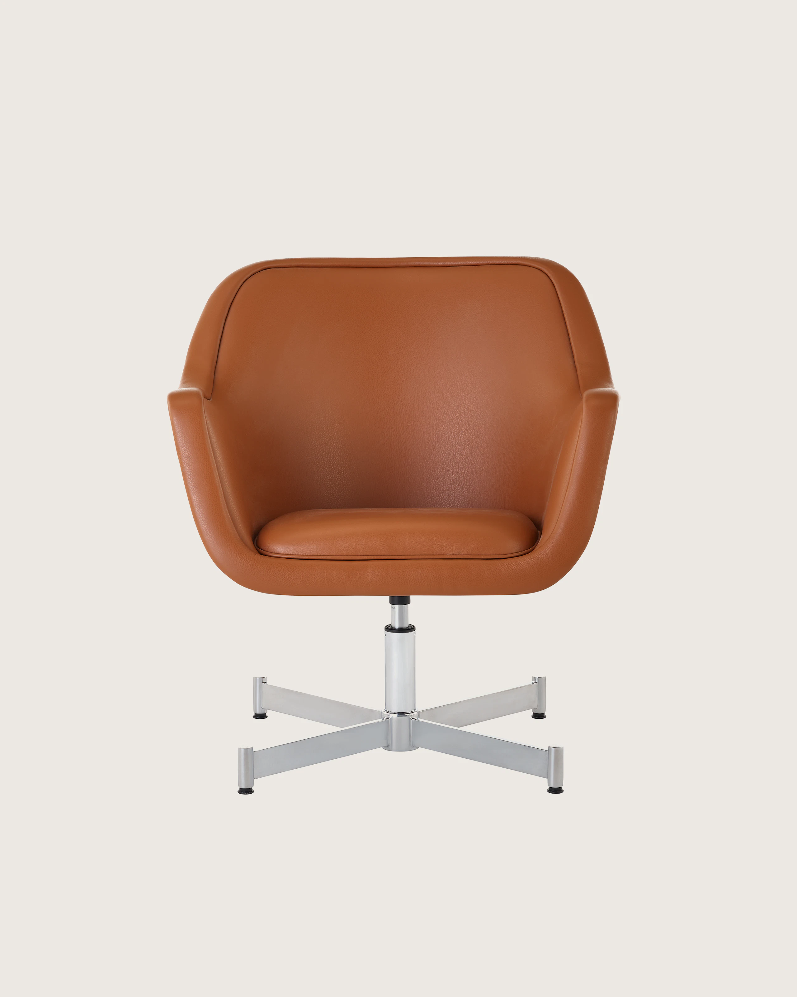 Bumper Lounge Chair with standard arms and four star base.