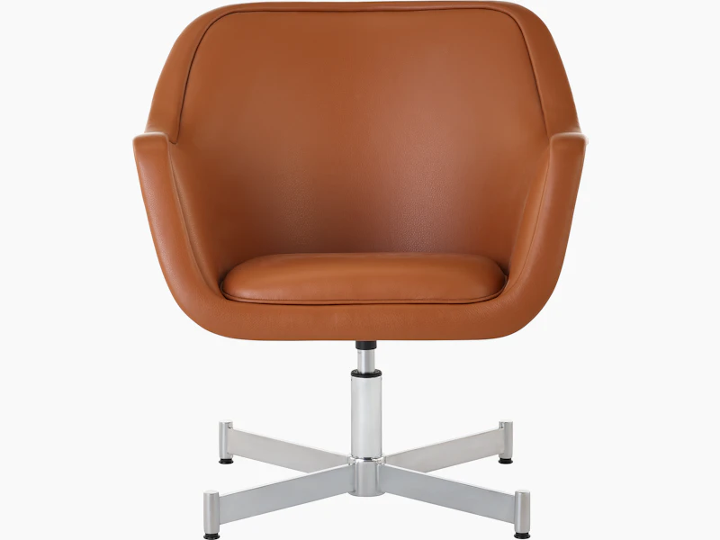 Bumper Lounge Chair with standard arms and four star base.