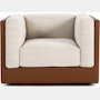 Symme Armchair - Fabric Frame