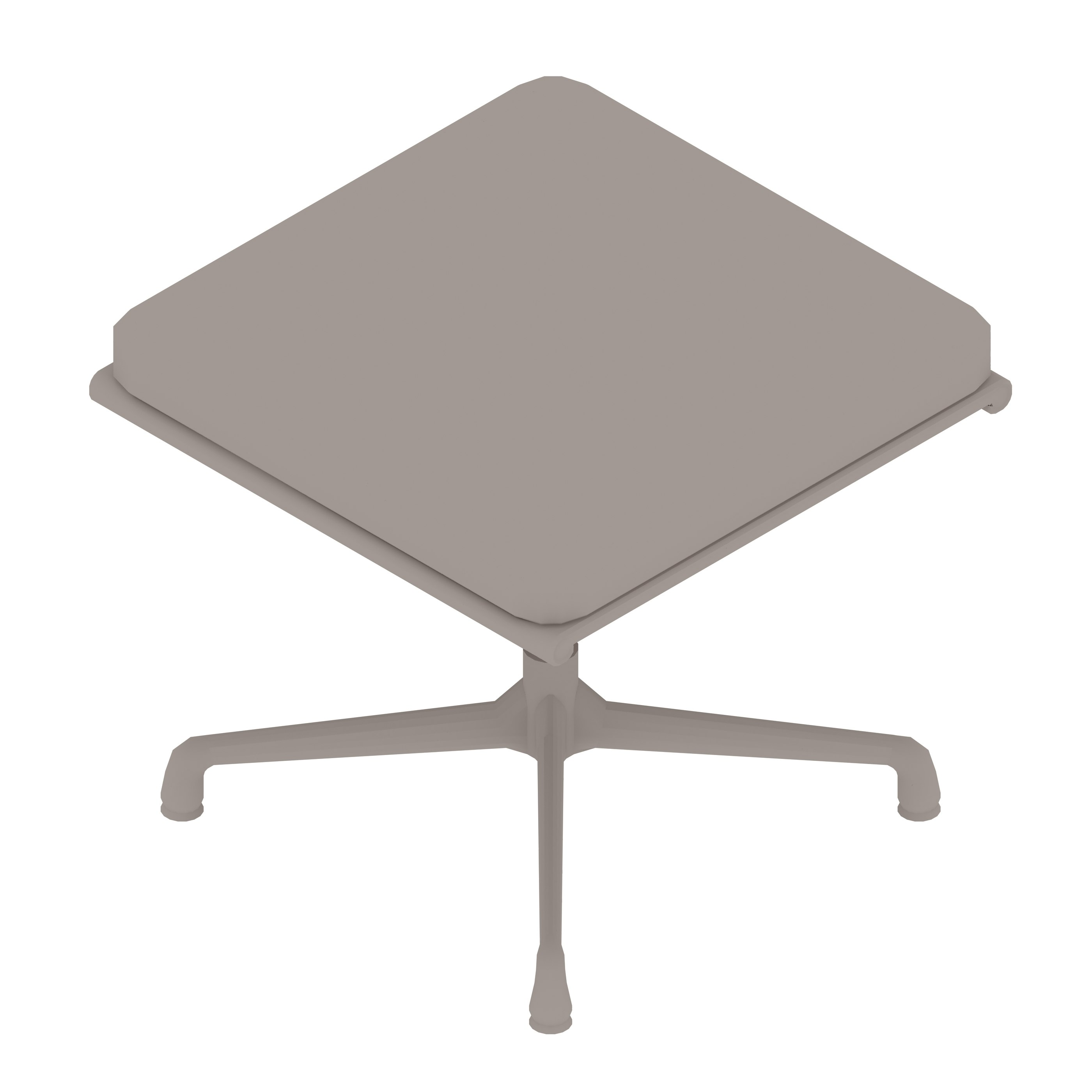 A generic rendering - Eames Soft Pad Ottoman