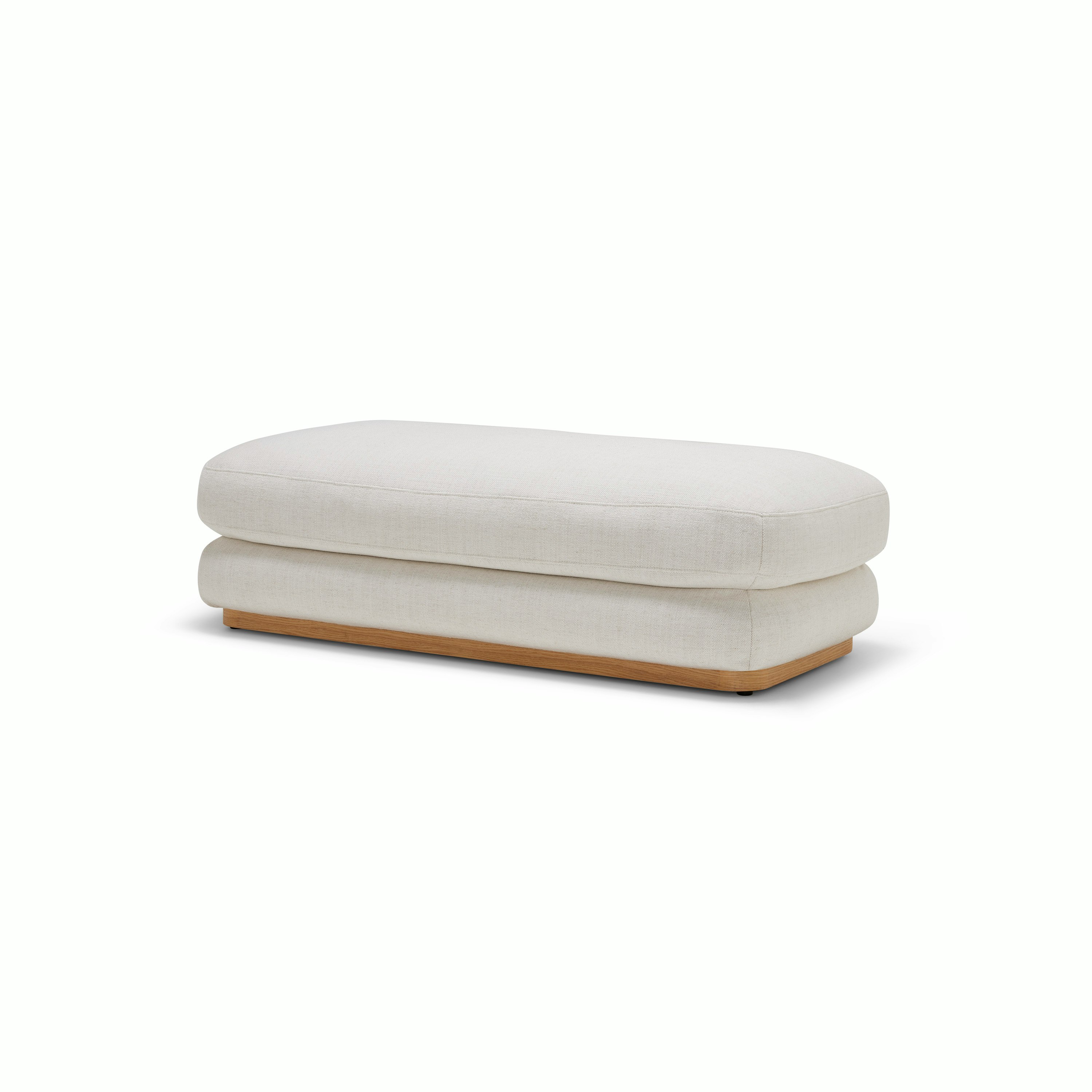 Stack Ottoman - Large, Hyams, Sable