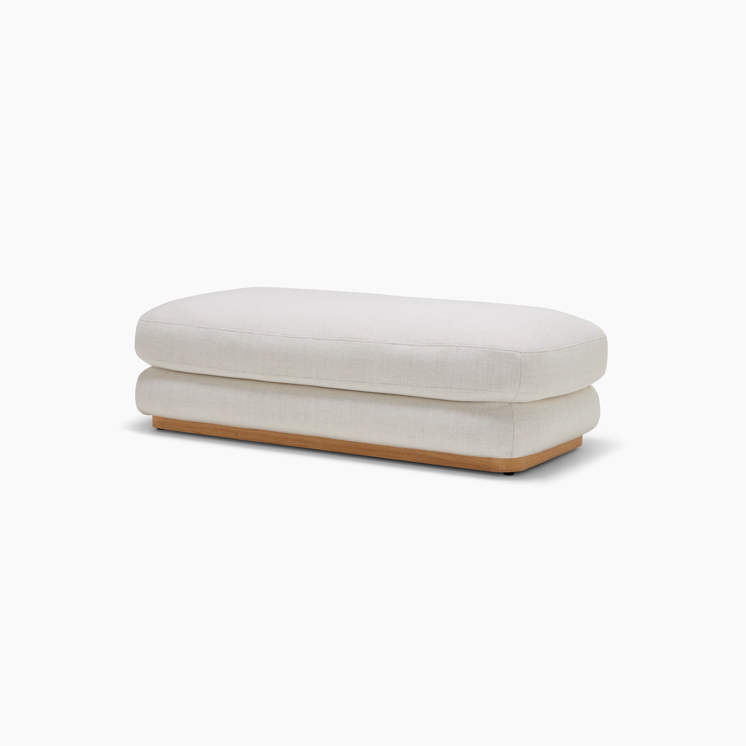 Stack Ottoman - Large, Hyams, Sable