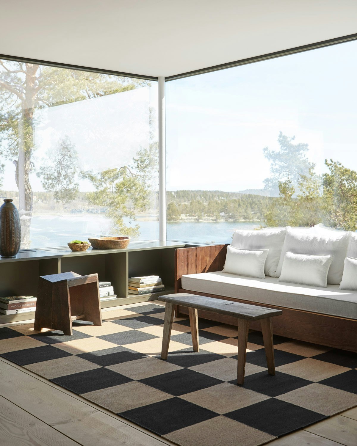 Square Flatweave Rug