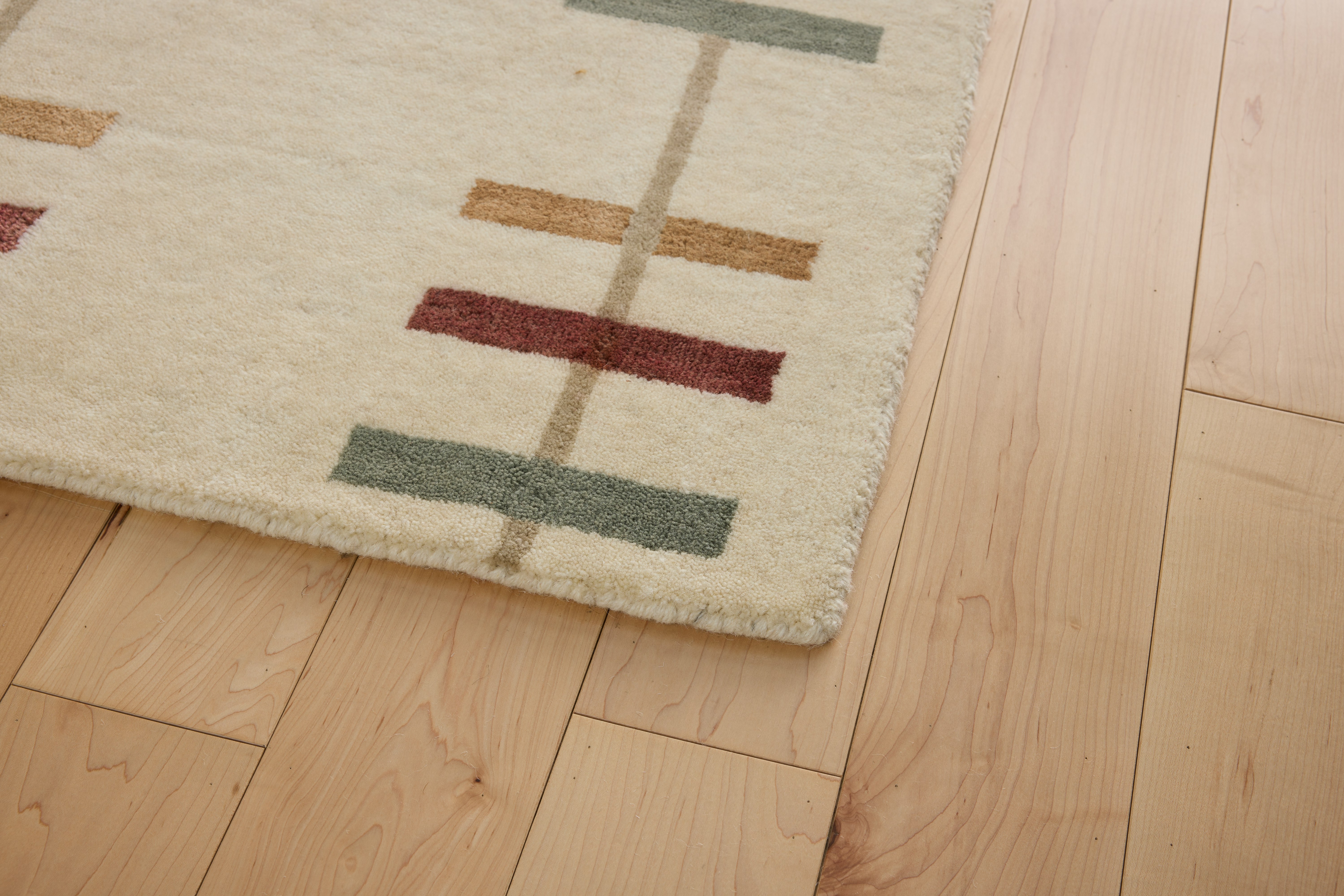 Cleo Rug - Runner, Ivory Multi Stripe