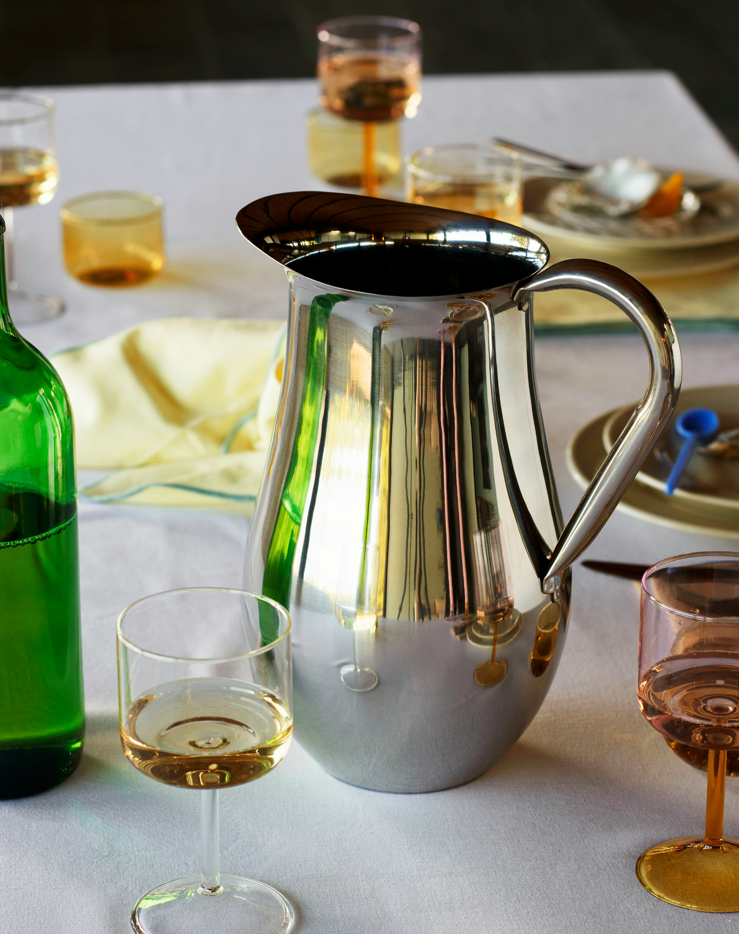 Indian Steel Pitcher