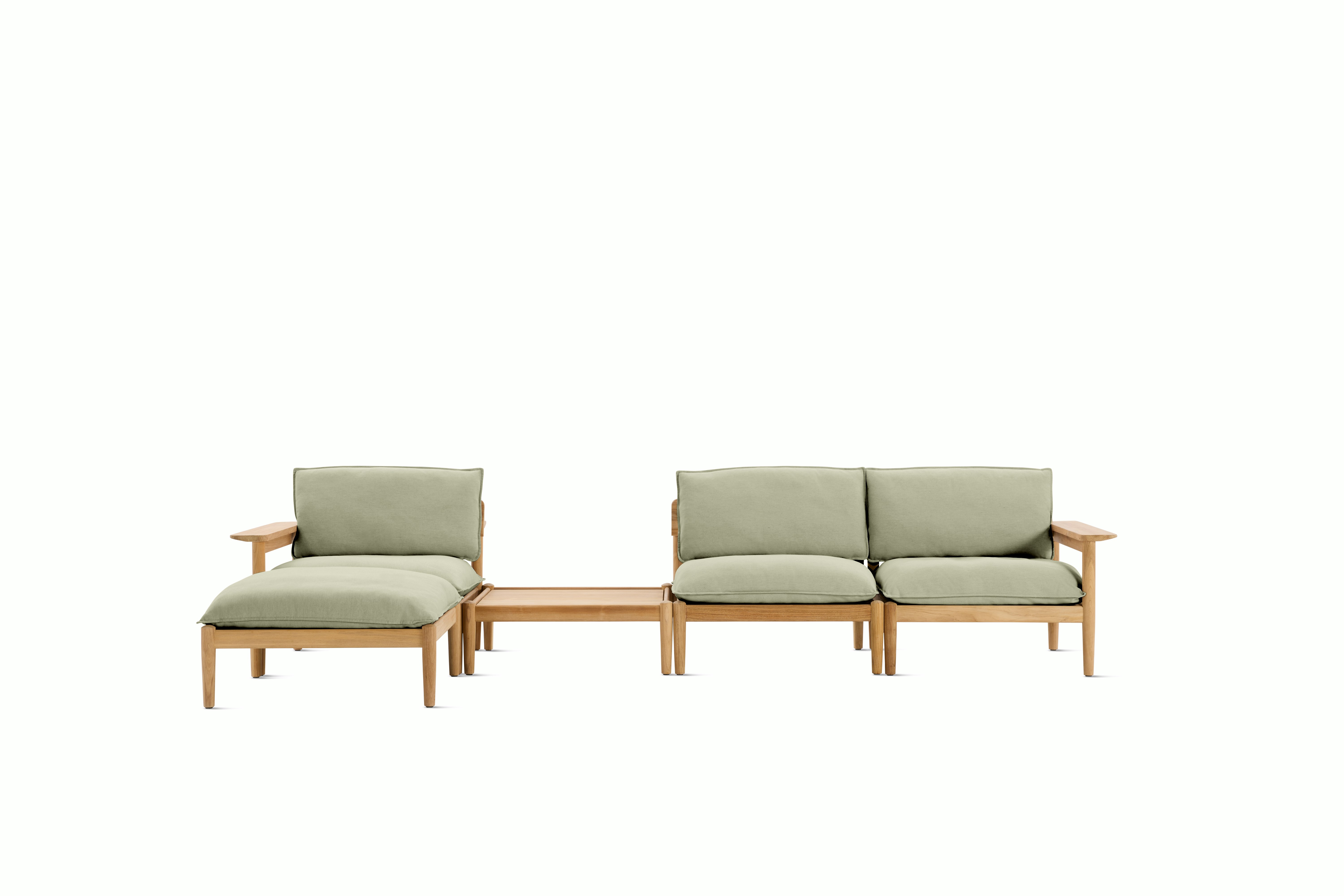 Terassi Sectional Sofa with Table