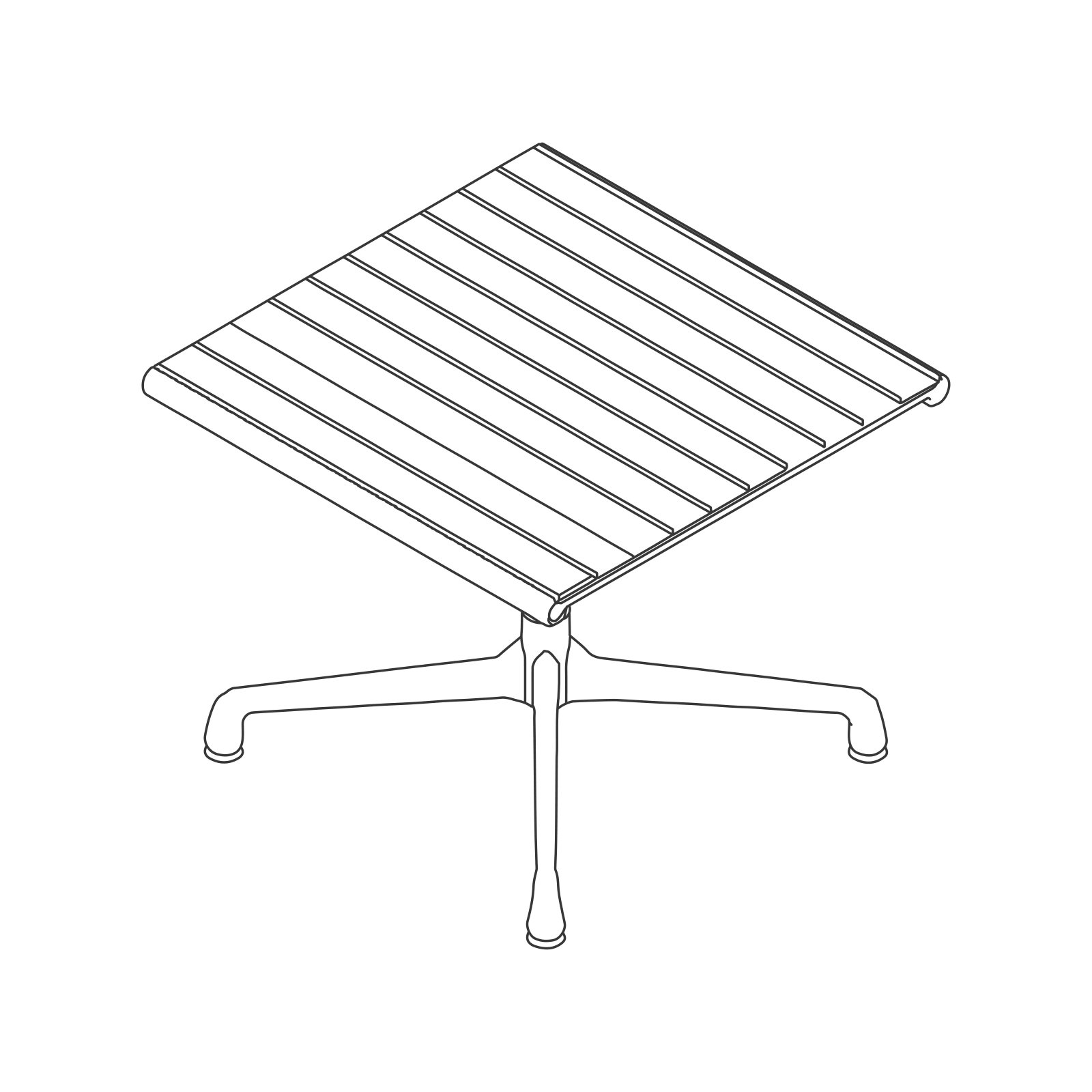 Eames Aluminum Group Ottoman