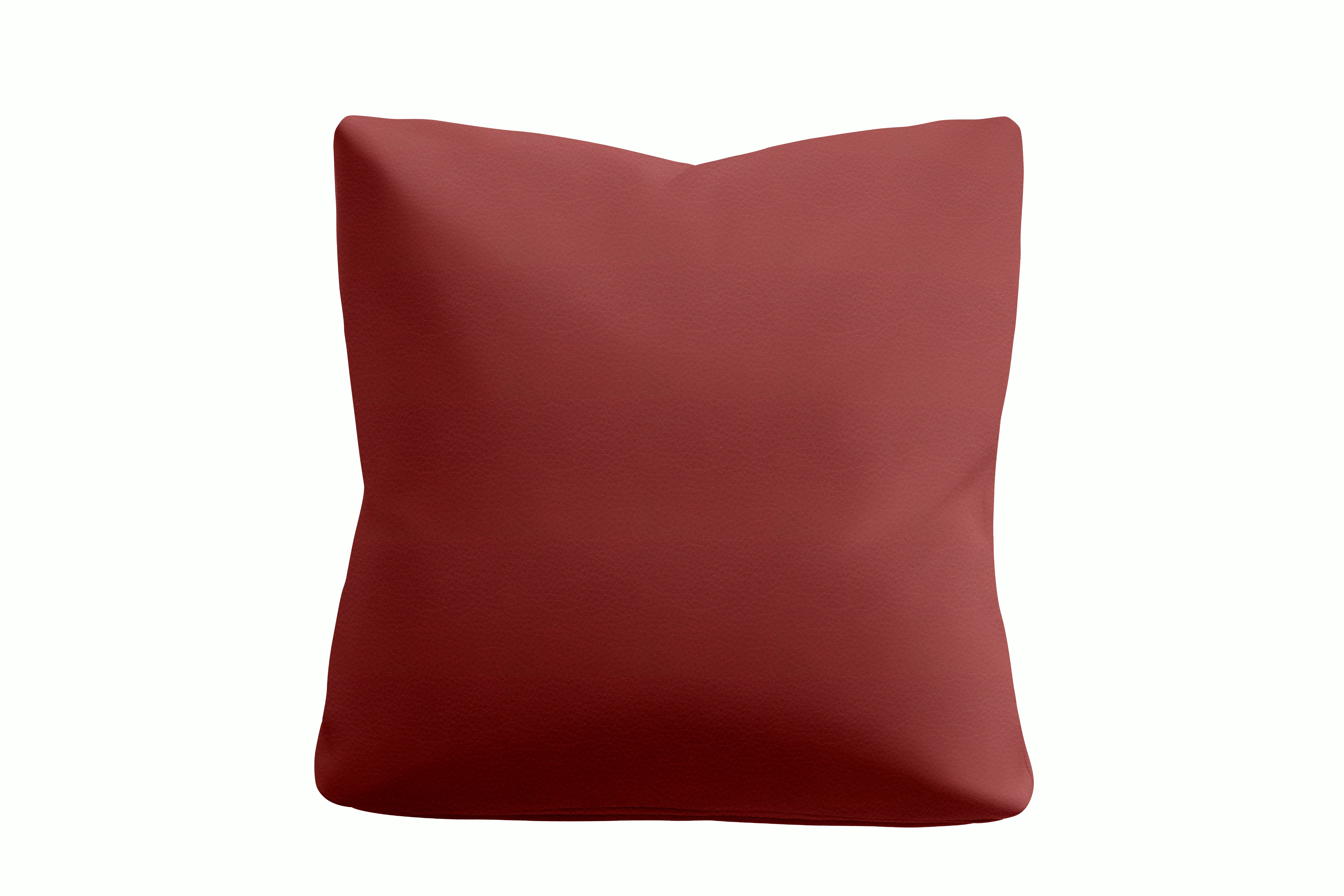 Irvin Throw Pillow - Standard,  Vienna Leather,  Rouge