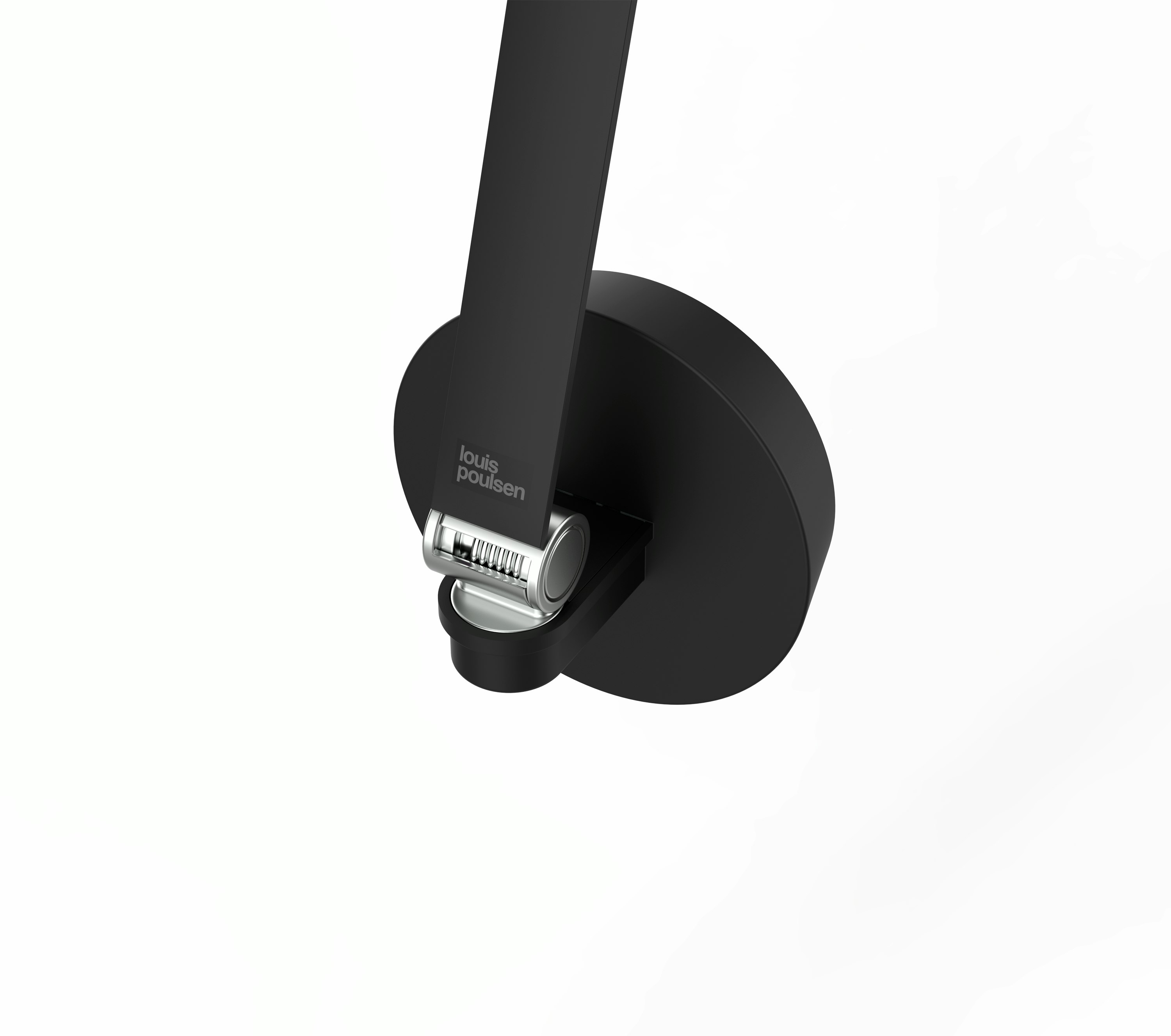 NJP Wall - Long Arm, wall box included, Black, LED 3000K