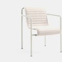 Palissade Dining Armchair Cushion - Quilted, Cream White