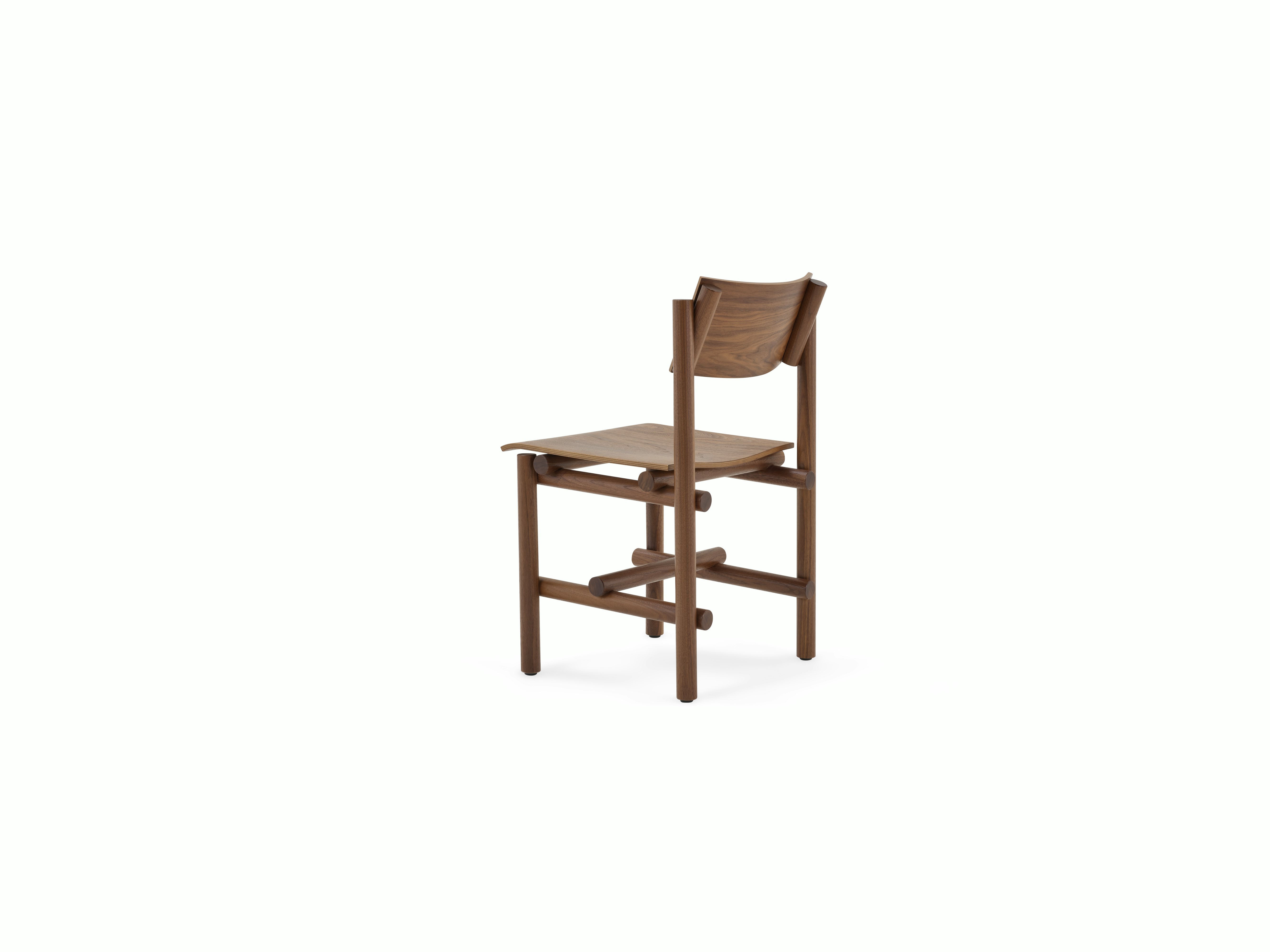 Muecke Side Chair - walnut