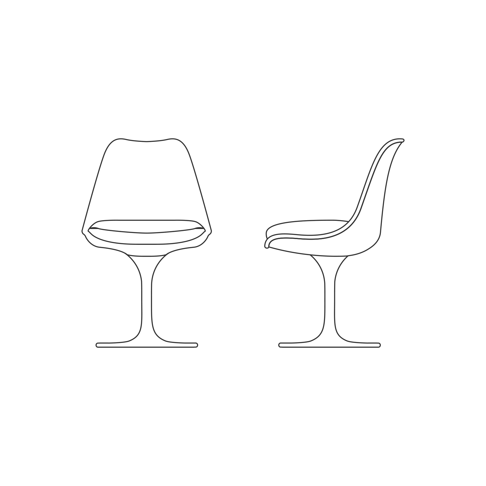 Saarinen Tulip Side Chair