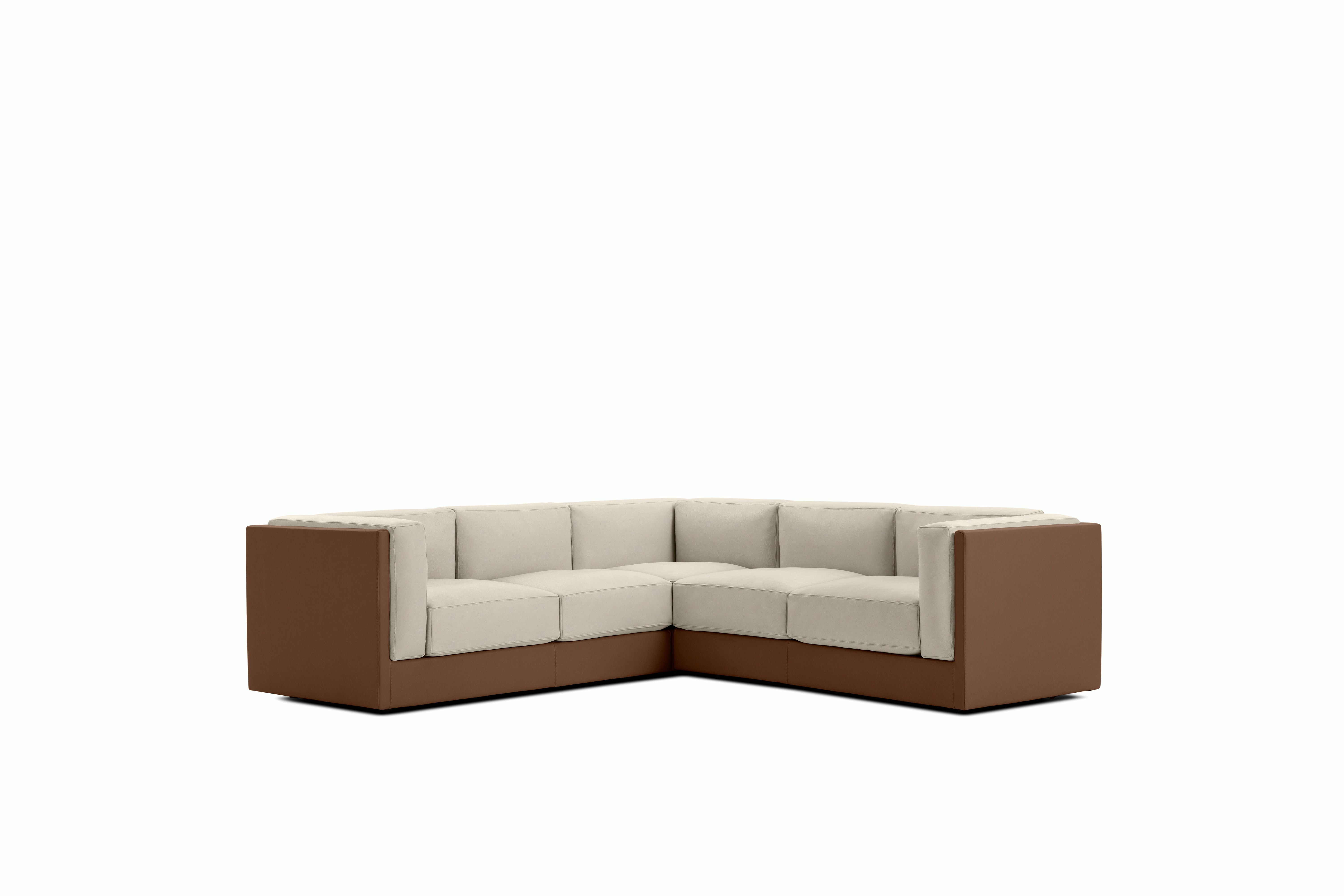 Symme Corner Sectional - Leather Frame,  Prone Leather,  Ledge,  Prone Leather,  Timbre