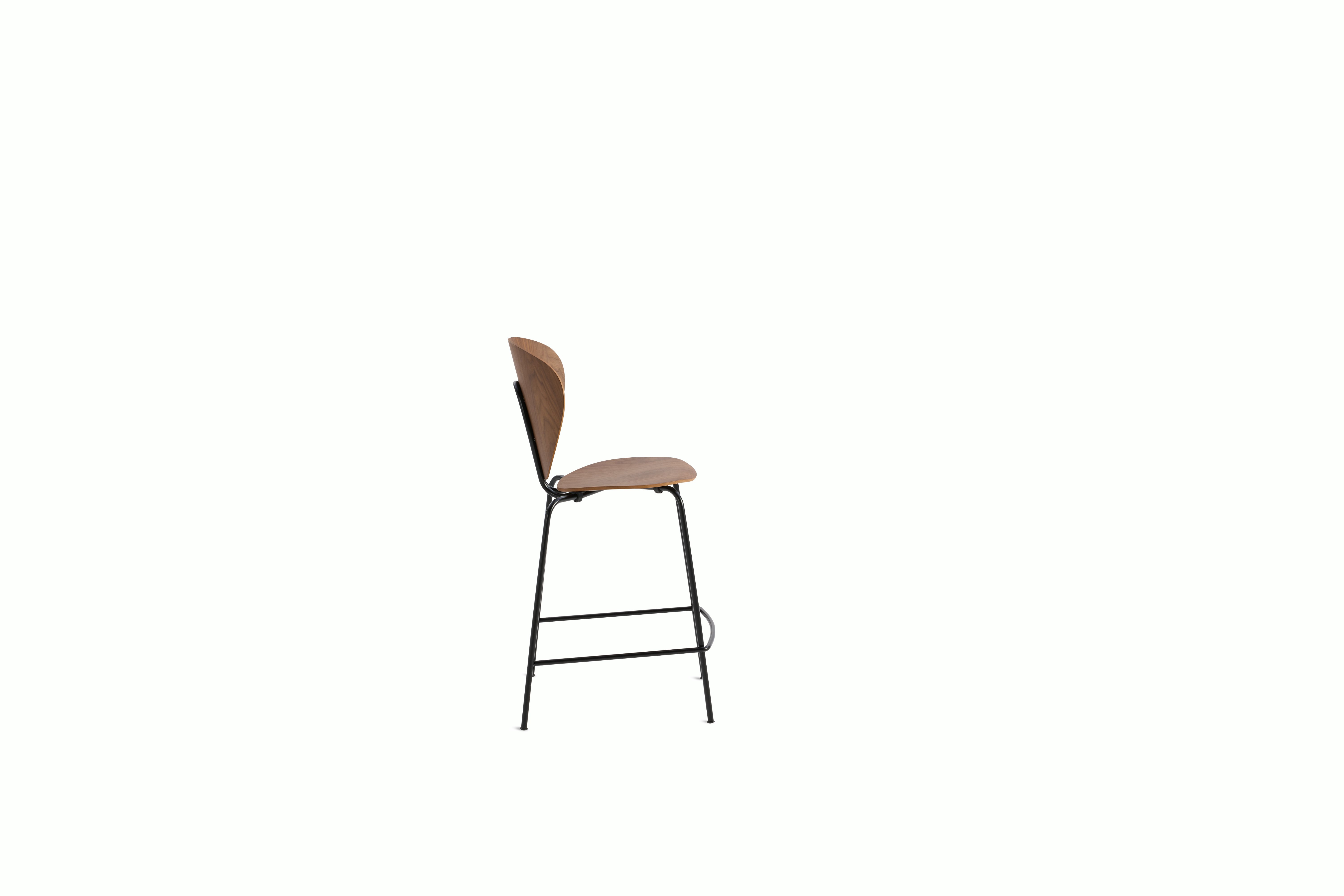 Globus Stool - Counter Height, Walnut