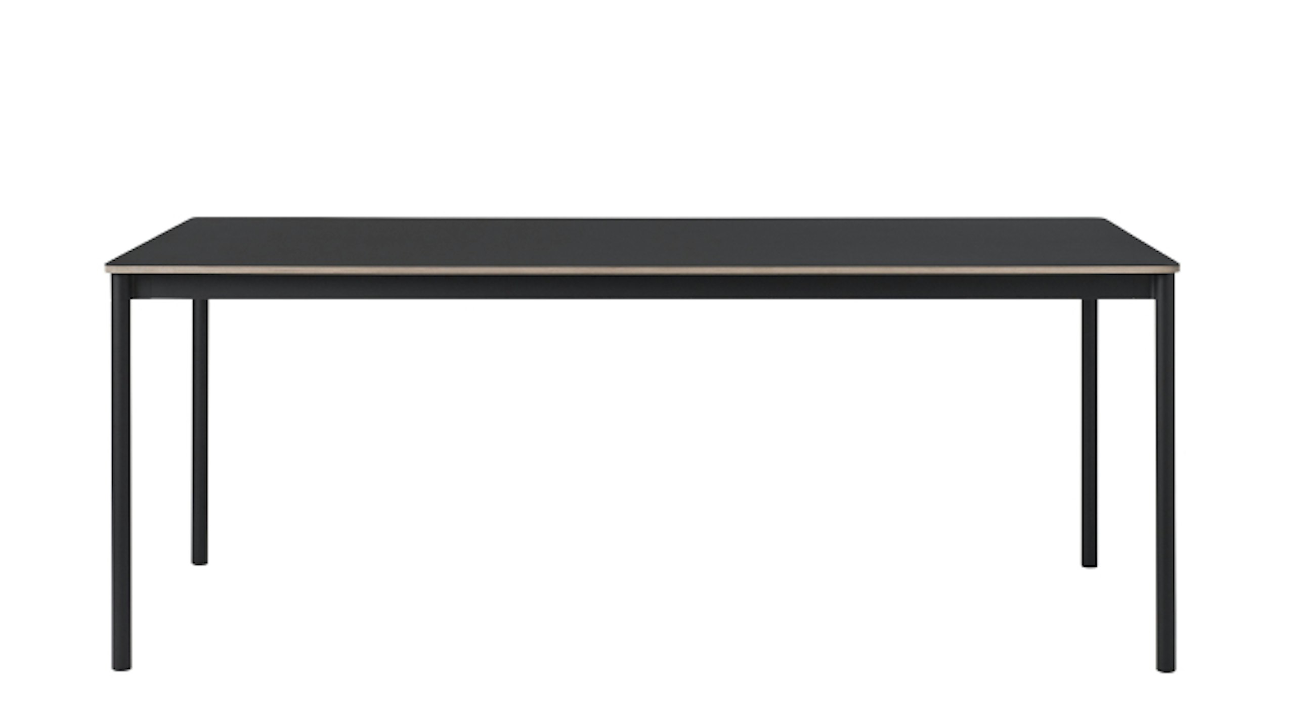 Black Base Table by Muuto.