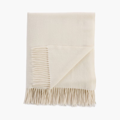 Geneva Cashmere Throw - ivory Geneva Cashmere Throw - ivory