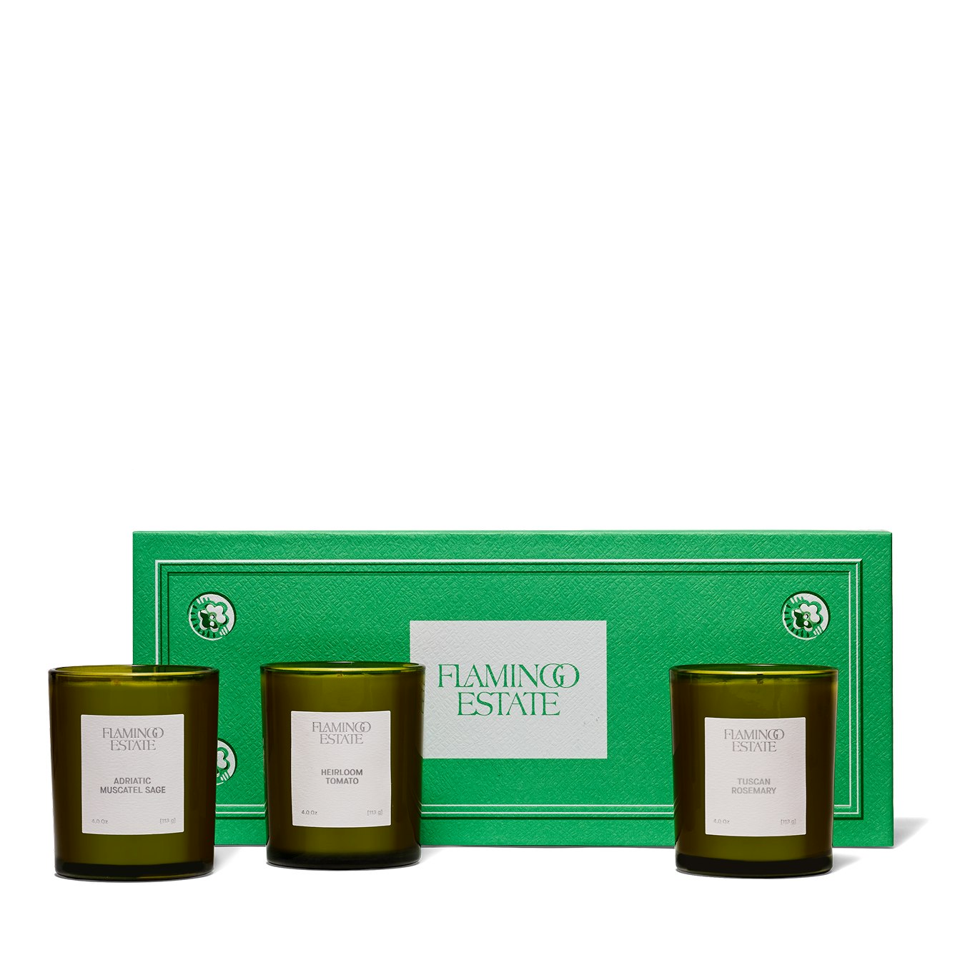 Environmental Shot of Flamingo Estate Mini Three Sisters Gift Set.