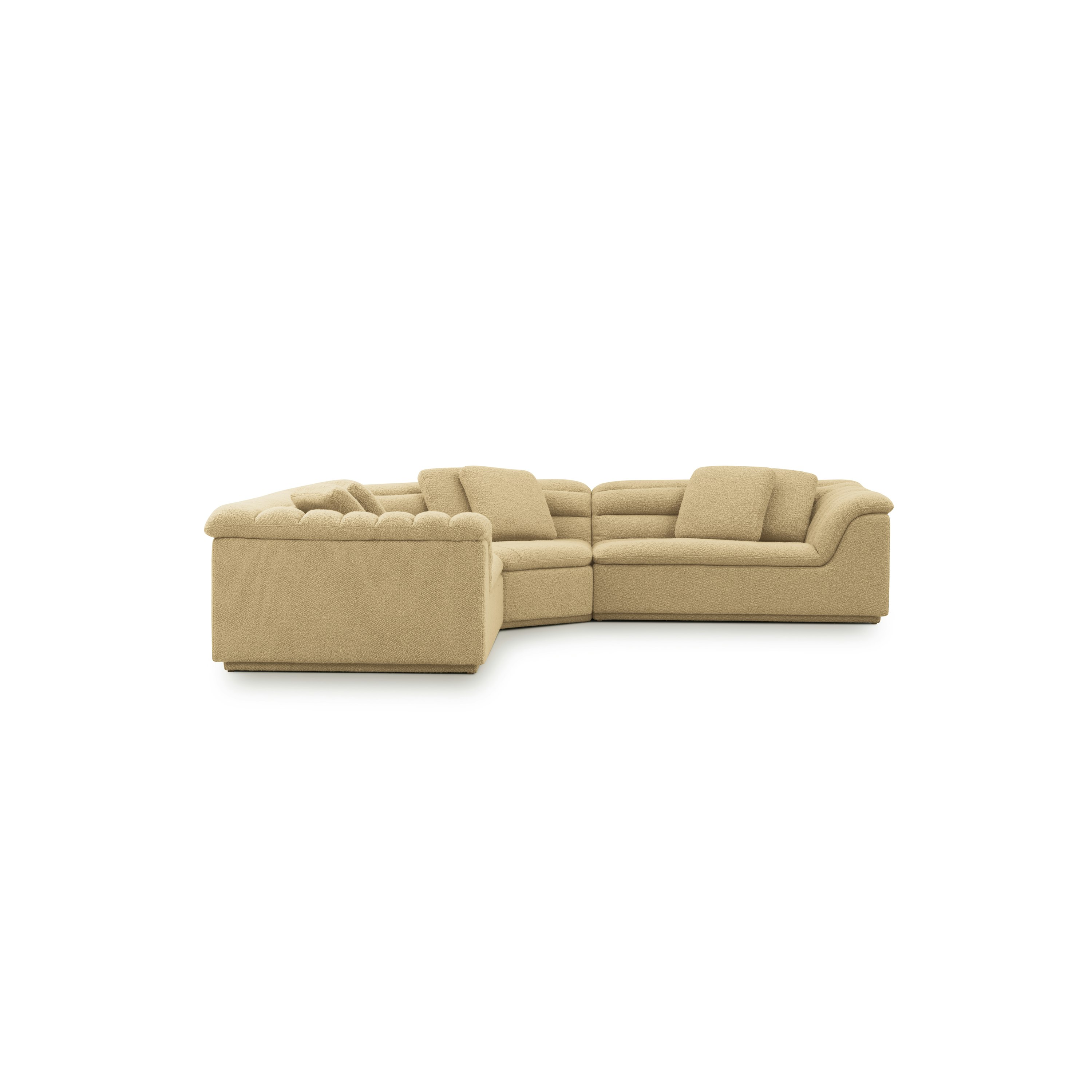 Float Sectional - 3 Piece Modular Sectional, Airlie, Camel