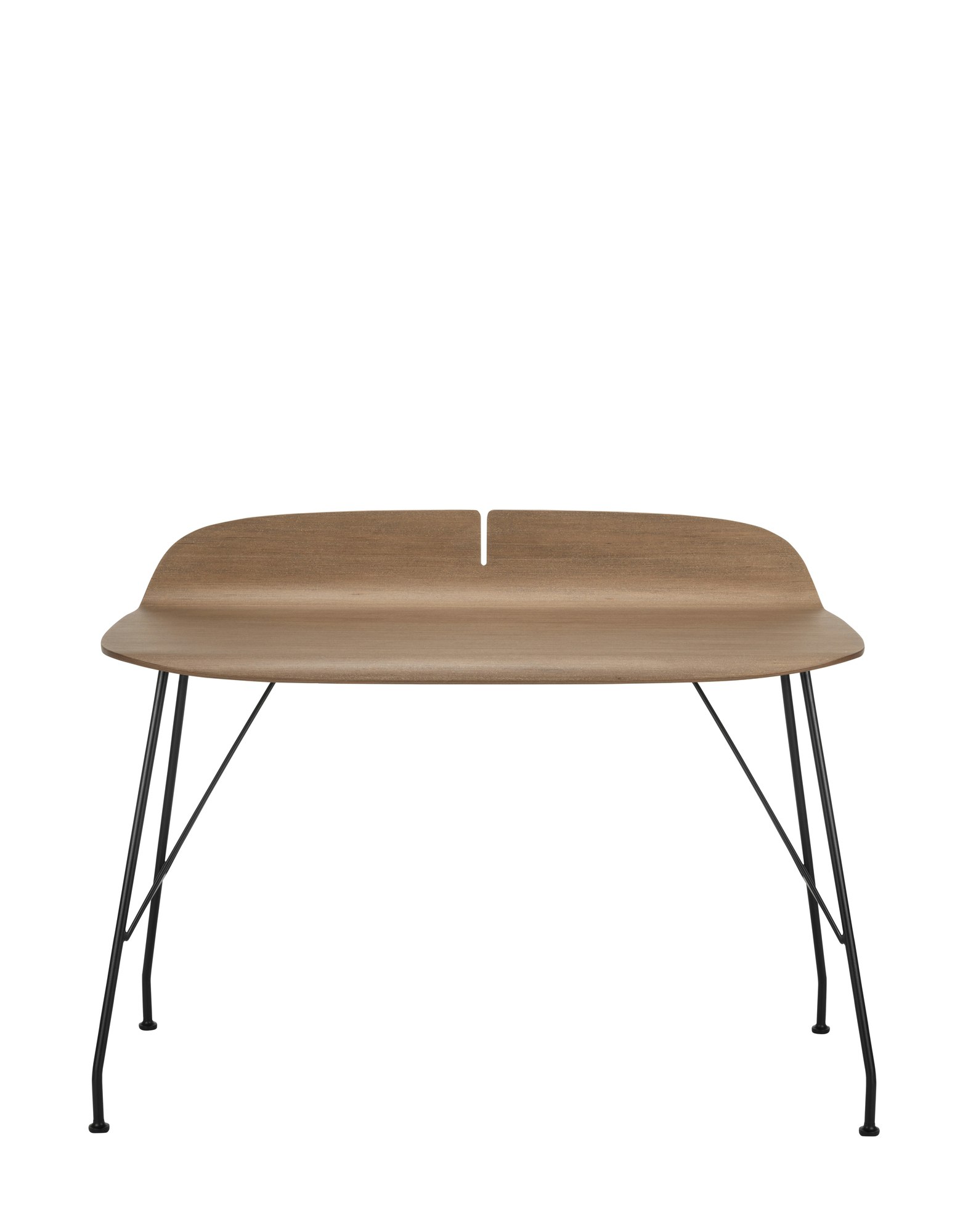 Earl of Wood Desk - Walnut, Black
