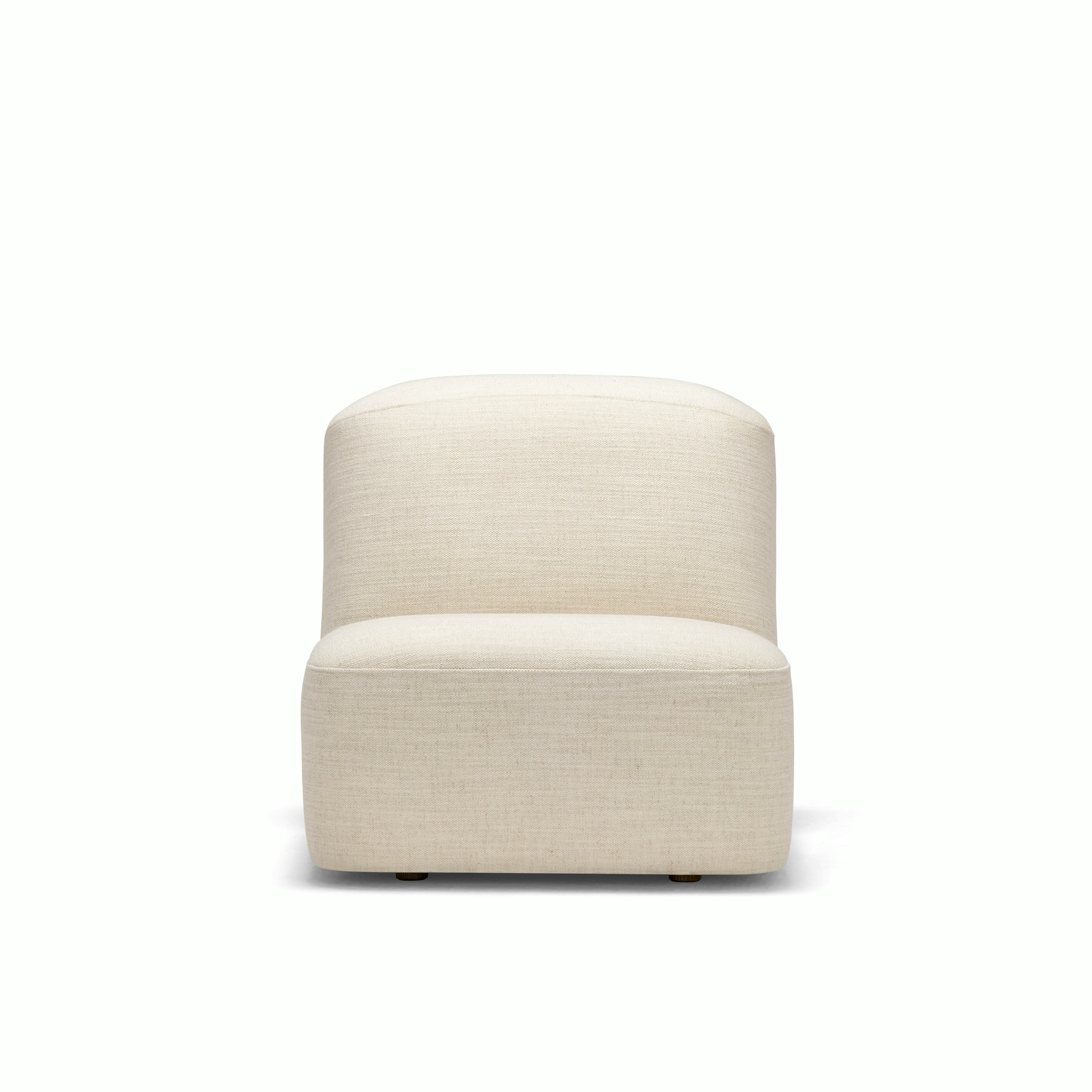 Muse Sofa - Armless Component, Hyams, Sable