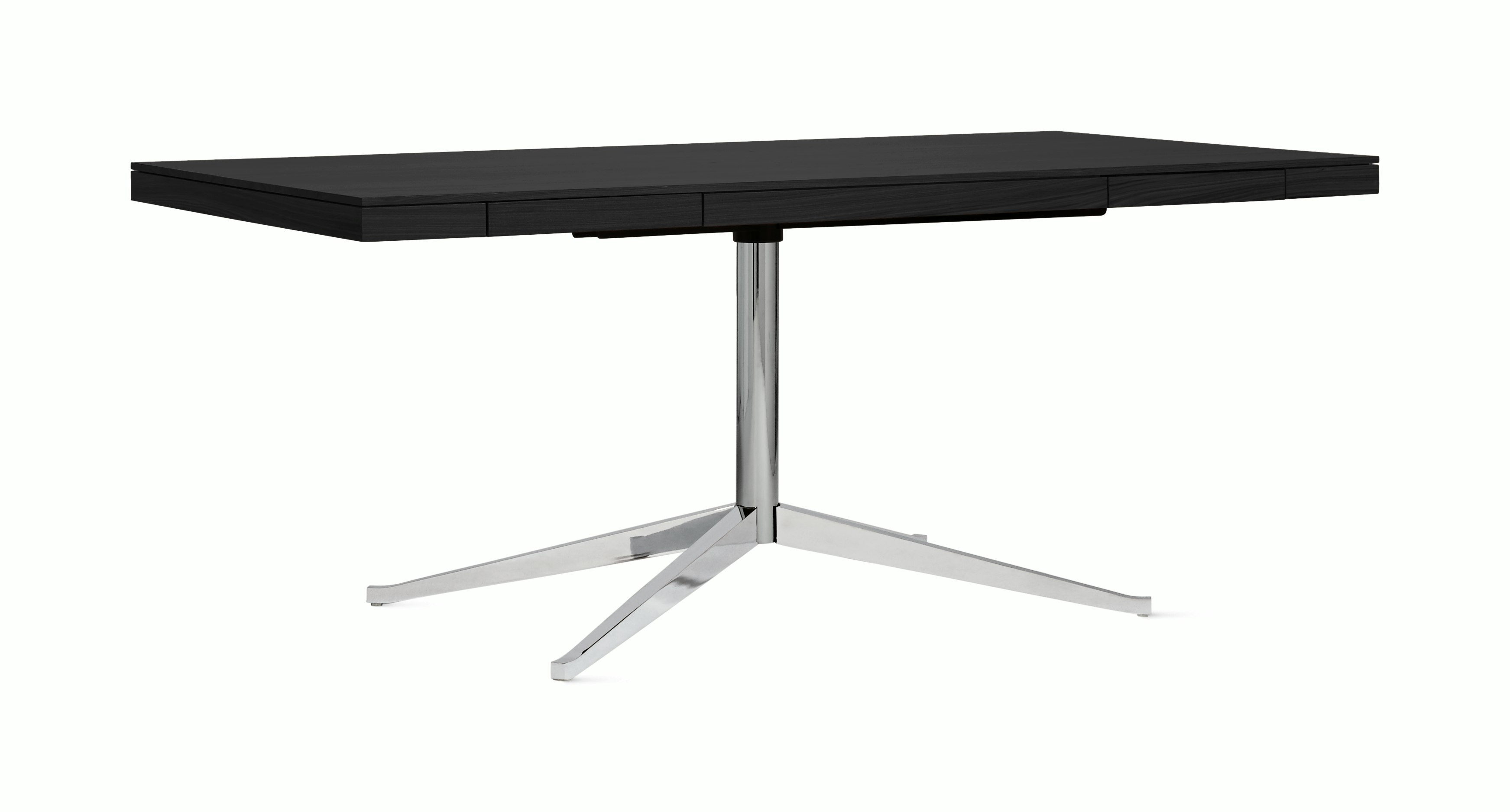 Florence Knoll Executive Desk - Ebonized Oak