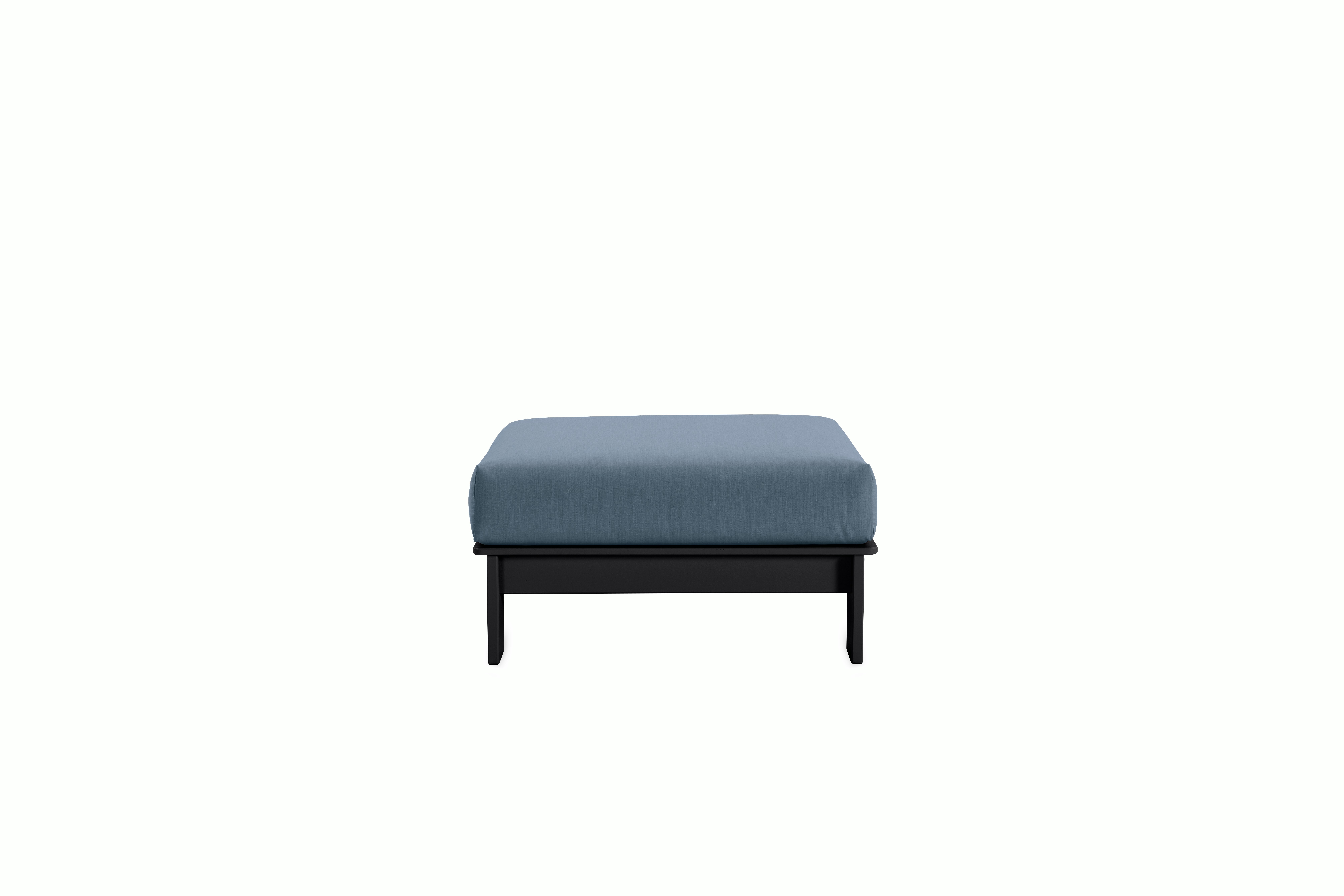 Pepin Ottoman - black,   haze