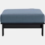 Pepin Ottoman - black,   haze