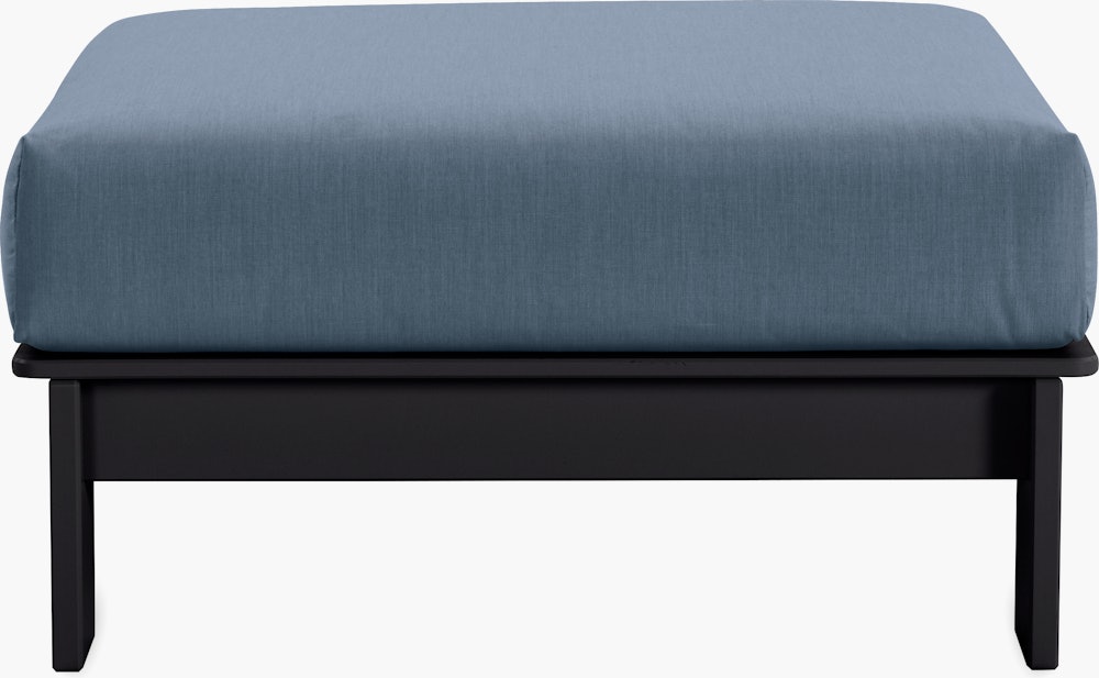 Pepin Ottoman - black,   haze