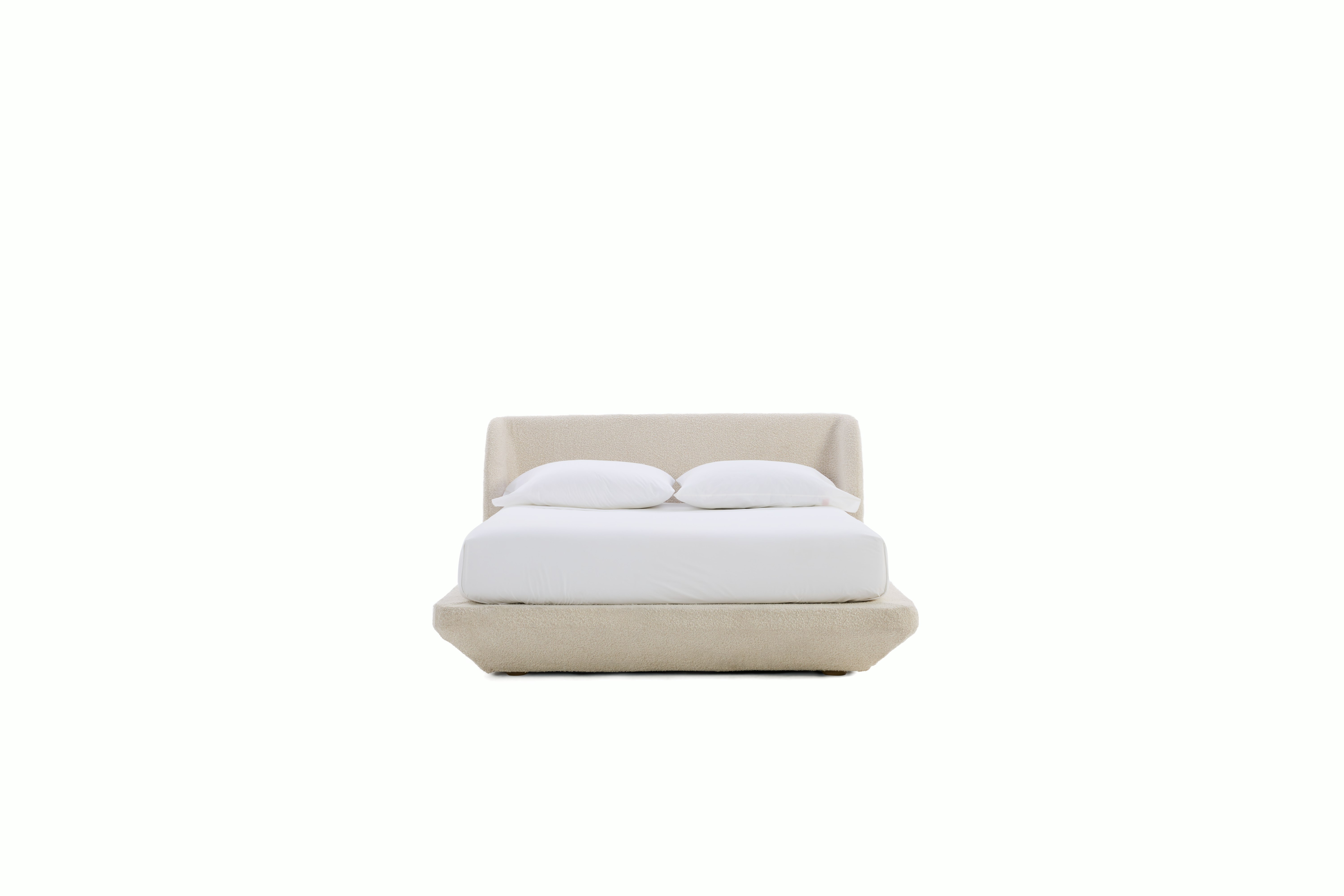 Galera Bed - Queen, Boucle, Birch