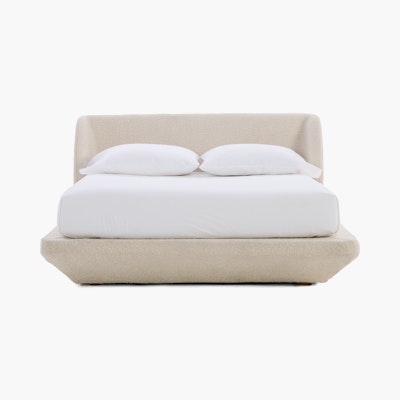 Galera Bed - Queen, Boucle, Birch Galera Bed - Queen, Boucle, Birch