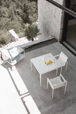 Knoll Harry Bertoia Diamond Chair and Richard Schultz Petal Coffee Table