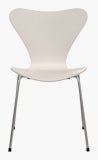 Series 7 Chair - Lacquered, 7:14 AM Beige, Chromed Steel Series 7 Chair - Lacquered, 7:14 AM Beige, Chromed Steel