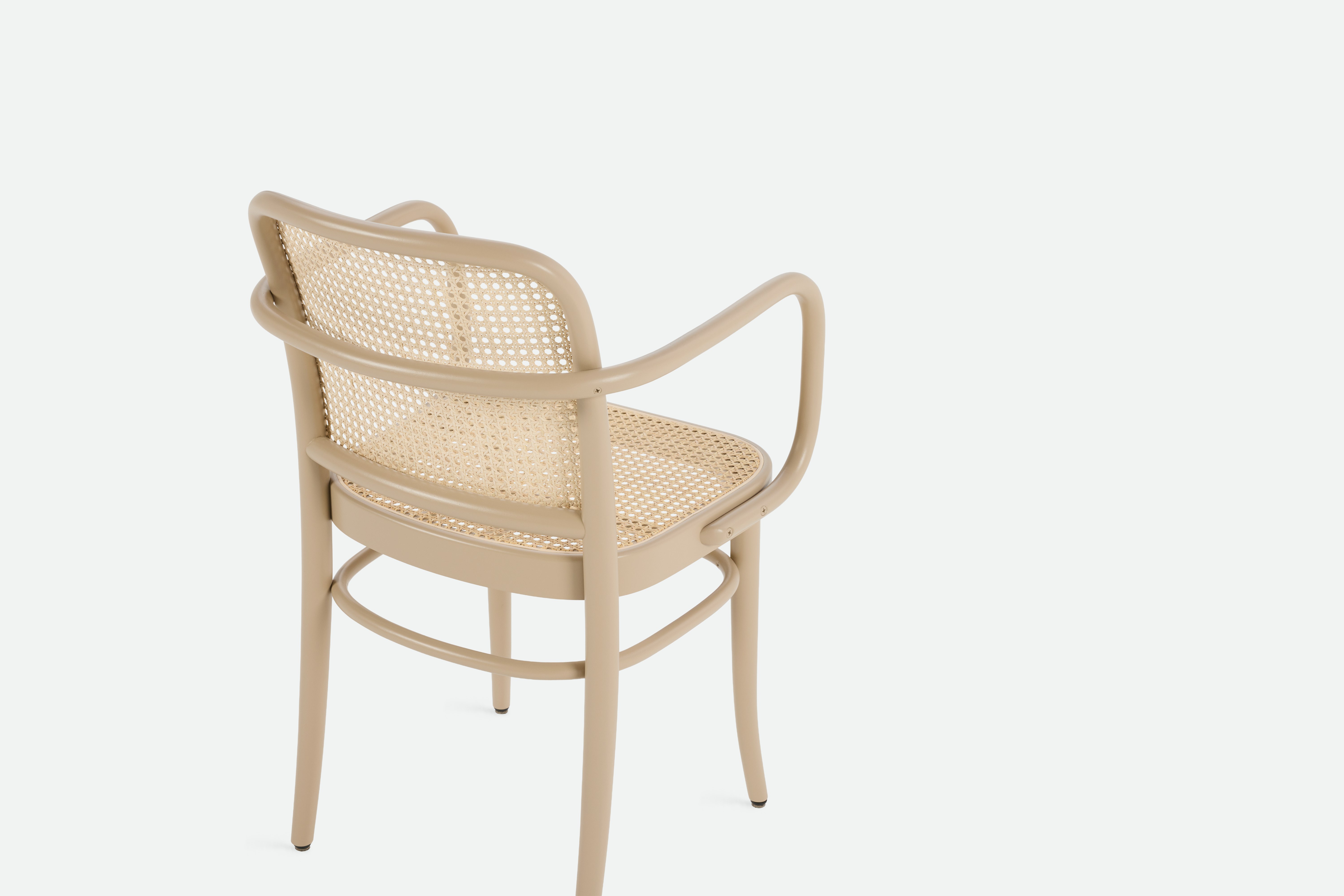 Hoffmann Dining Chair - Armchair, Cane, Savanah Tan