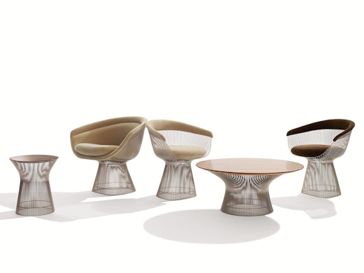 Platner Collection featuring Lounge Chairs, Tables and Dining Chairs