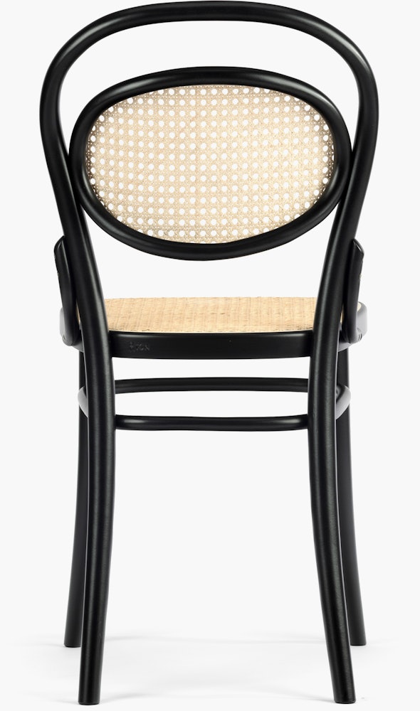 21 Side Chair - Black, Cane