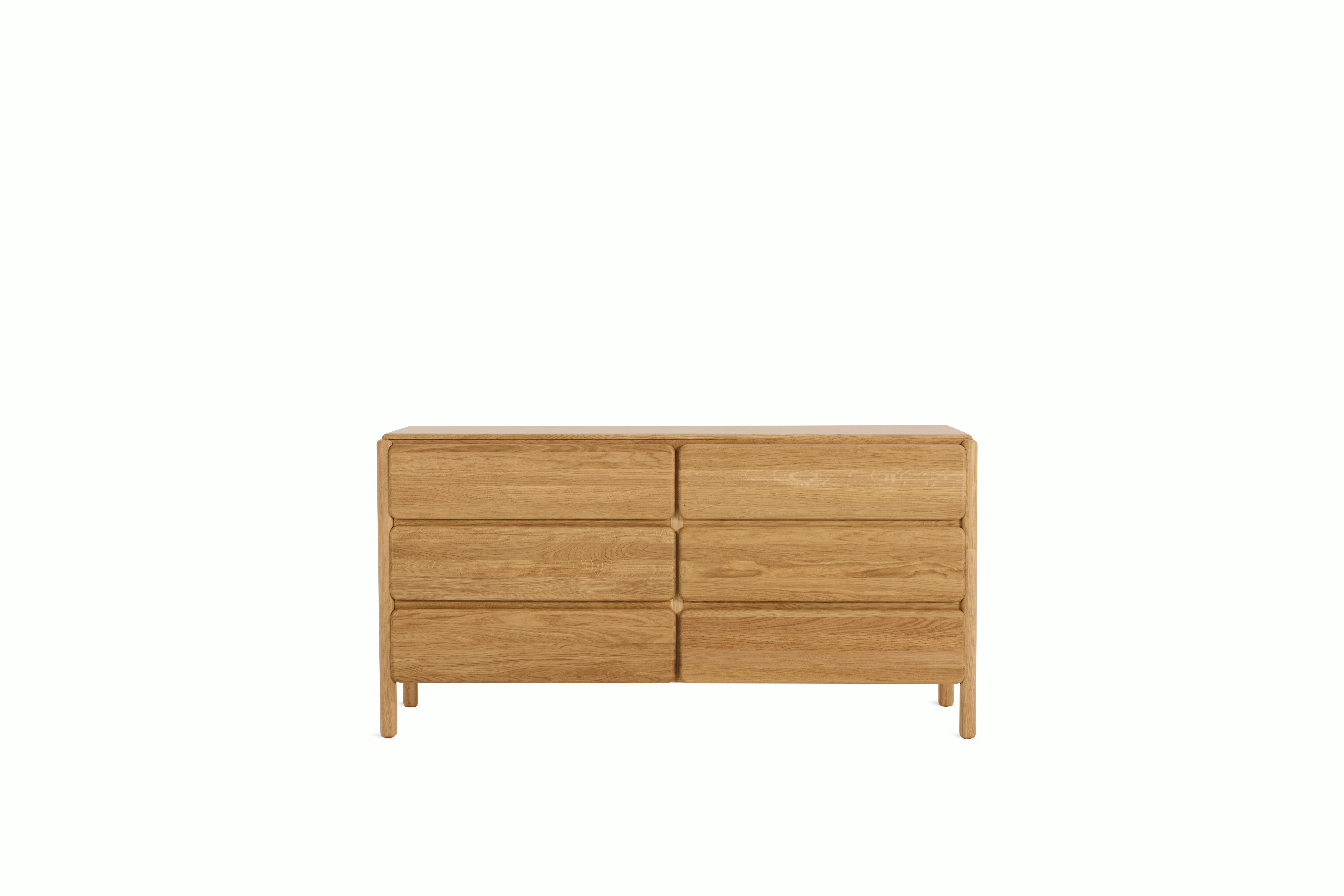 Sumu Dresser - Oak 6 Drawer Dresser