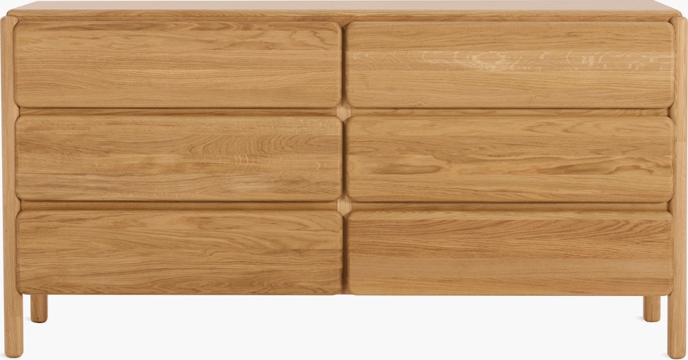 Sumu Dresser - Oak 6 Drawer Dresser