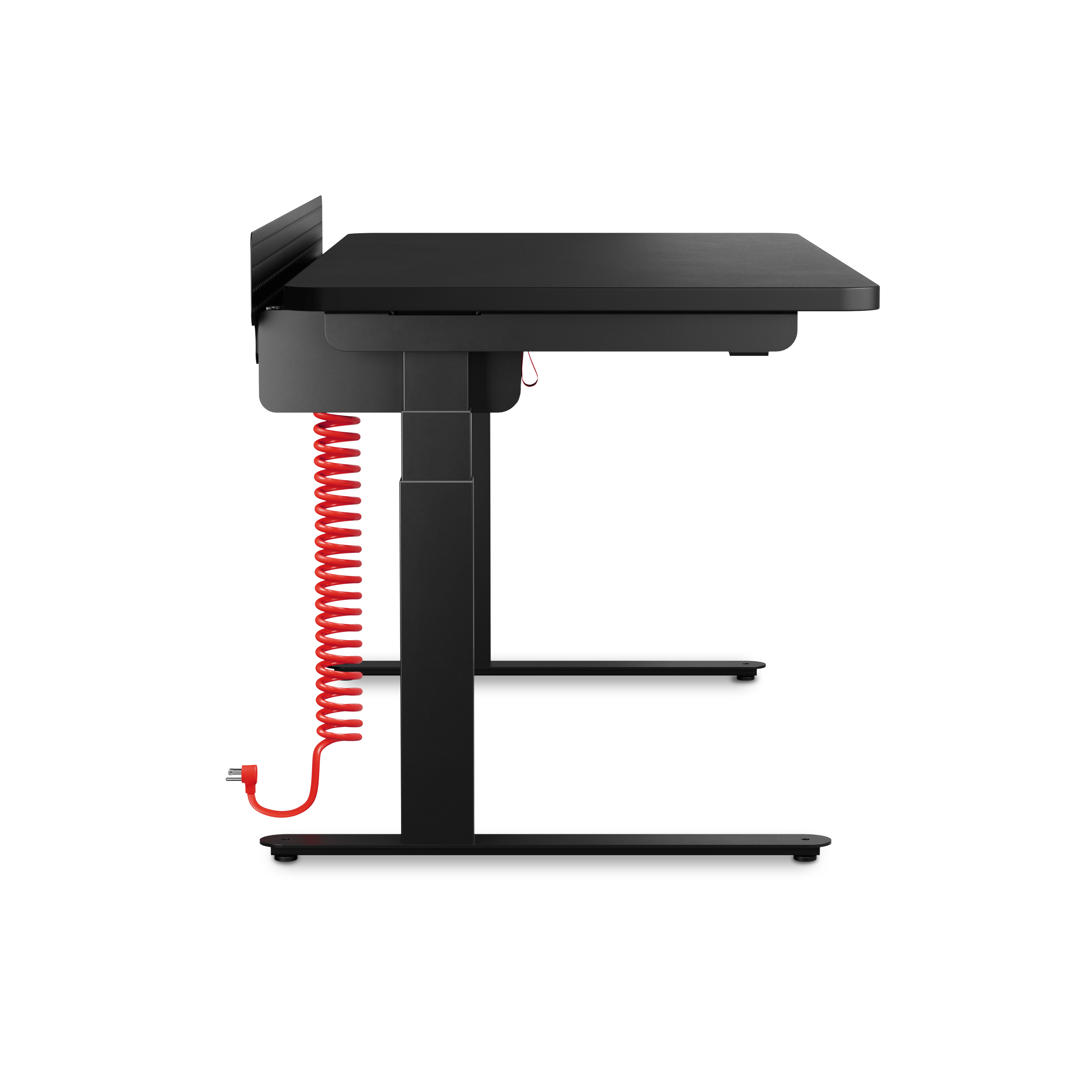 Coyl Gaming Desk - Black,  Ultra Black,  Cable Manager,  Shroud