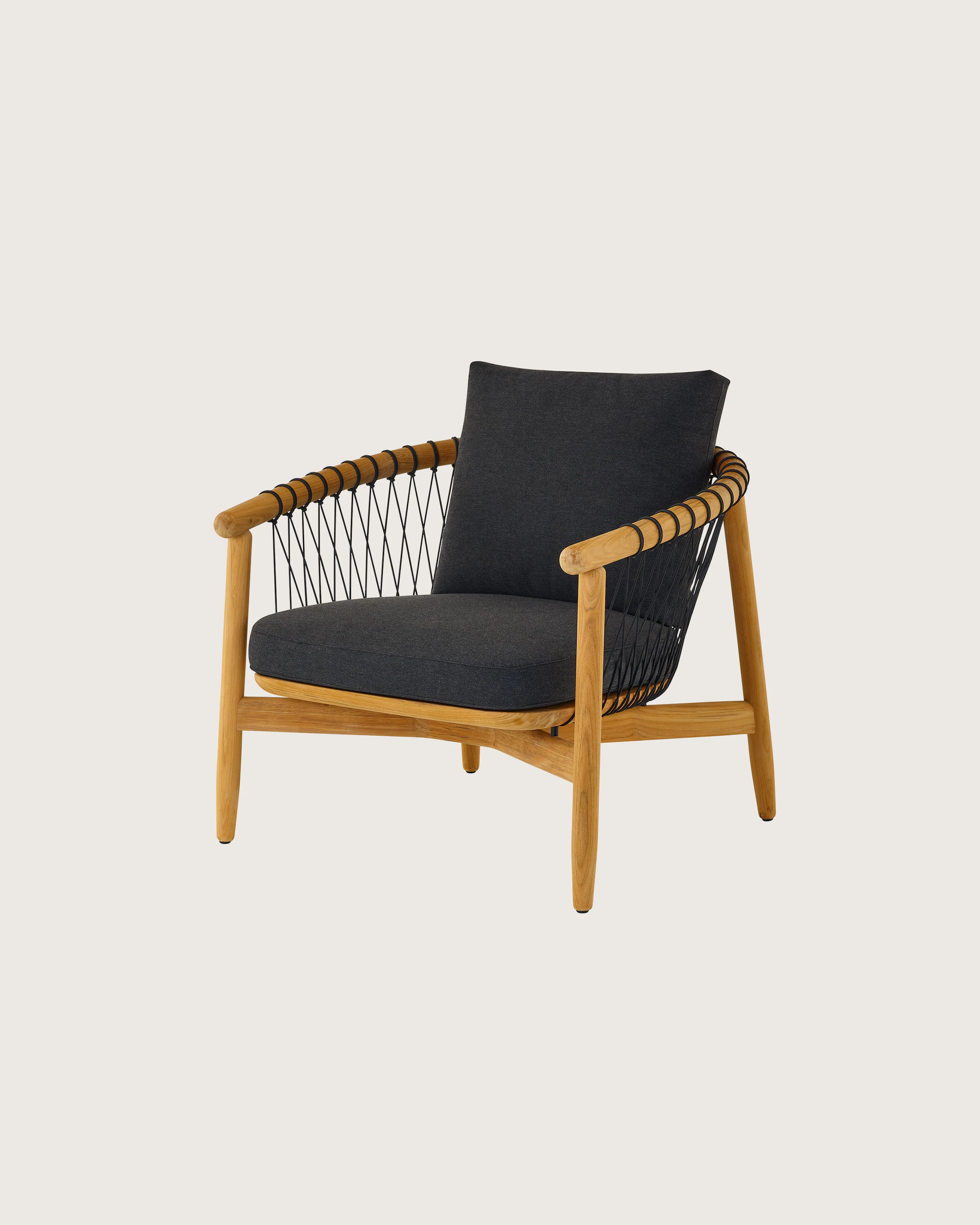 Crosshatch Outdoor Lounge Chair.